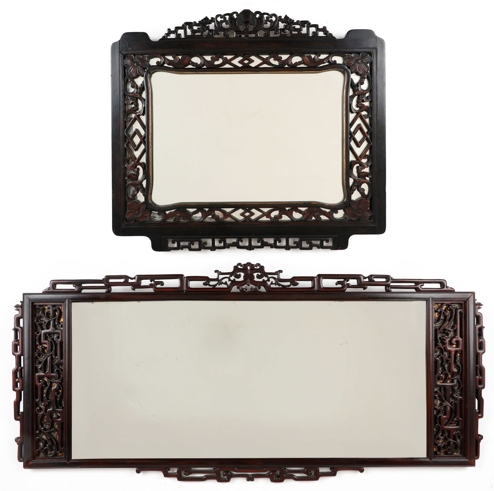 Two Framed Chinese Mirrors (1 of 5)