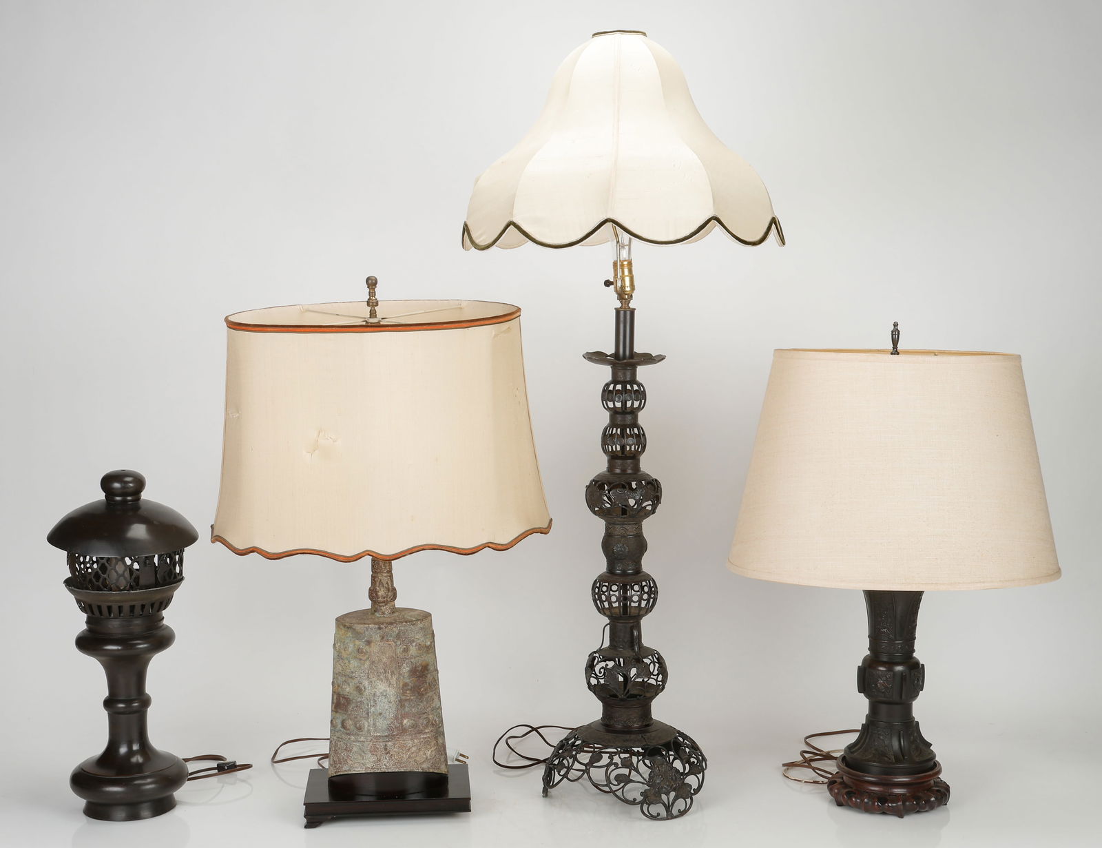 Group of Four Asian Table Lamps (1 of 7)