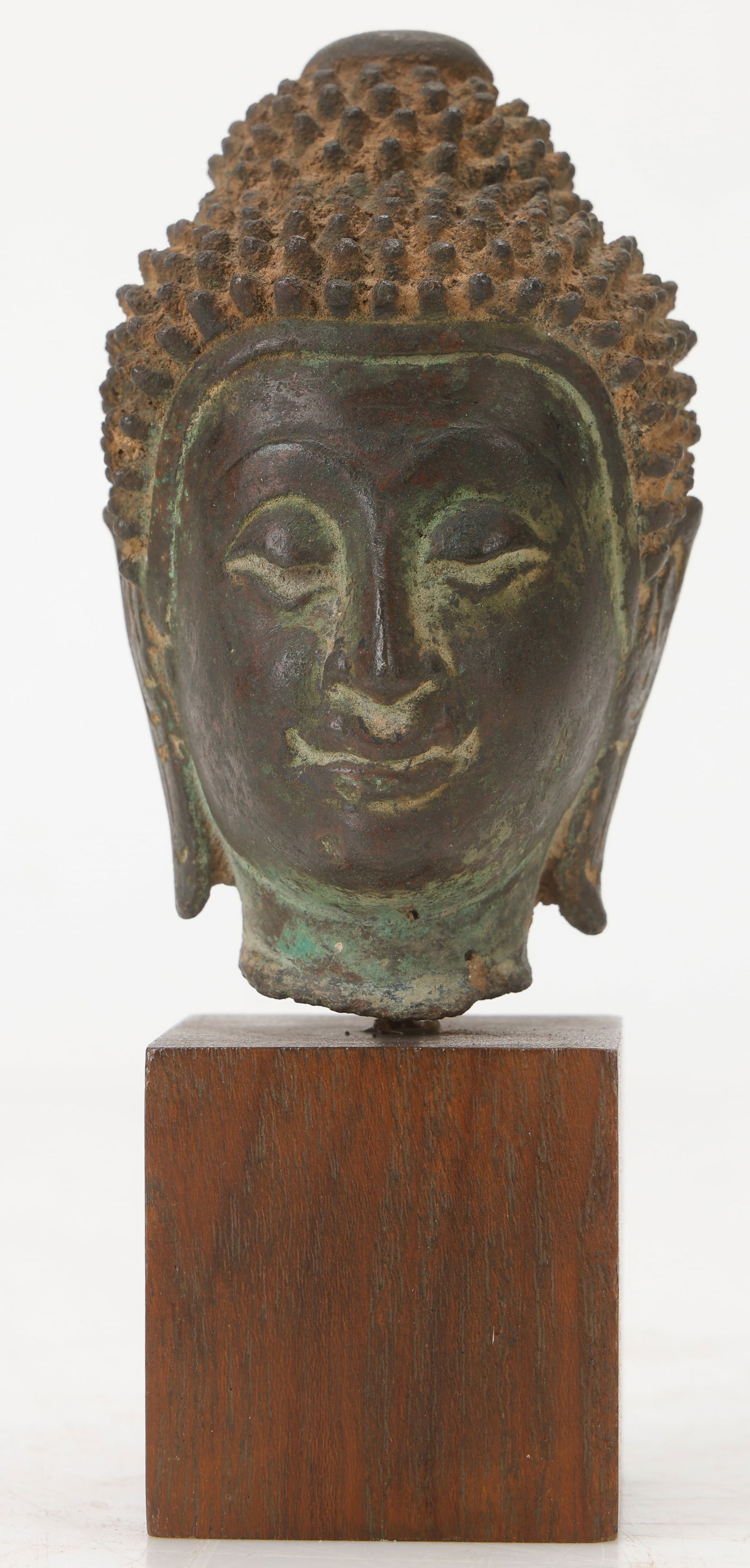 Southeast Asian Bronze Buddha Head (1 of 5)