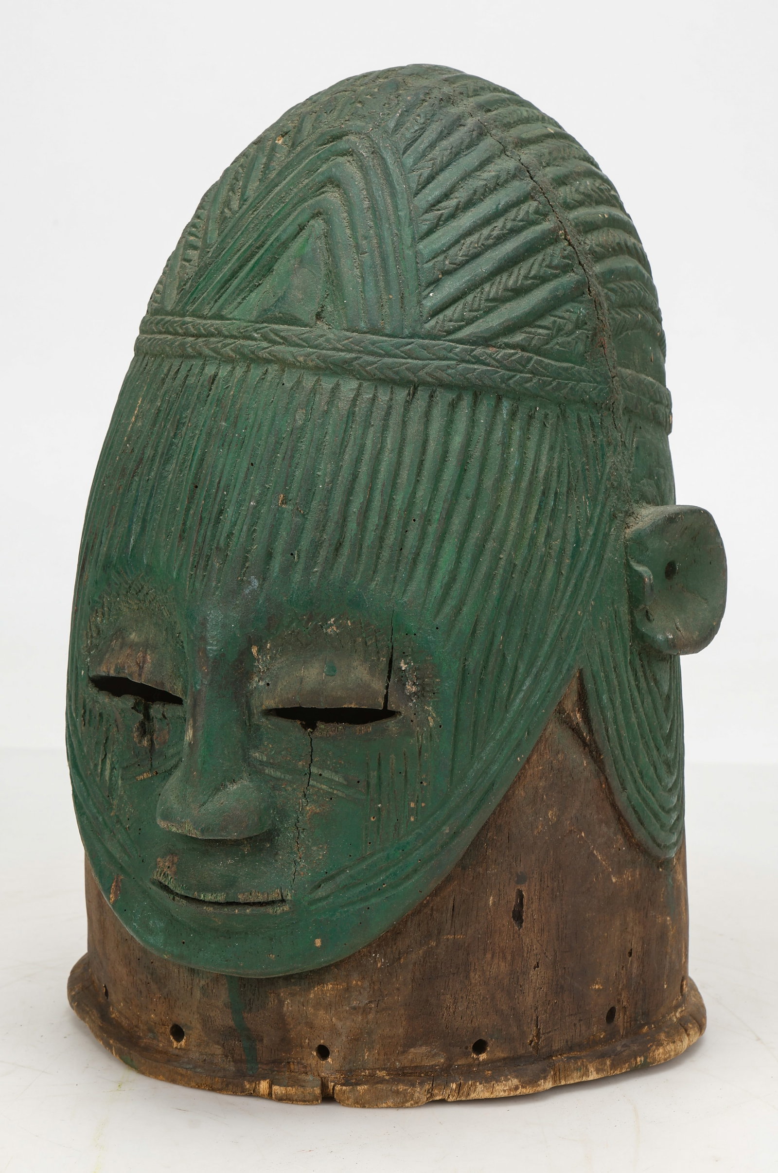 African Igala Ibaji Agba Dancing Mask, Nigeria, Mid 20th C. (1 of 6)