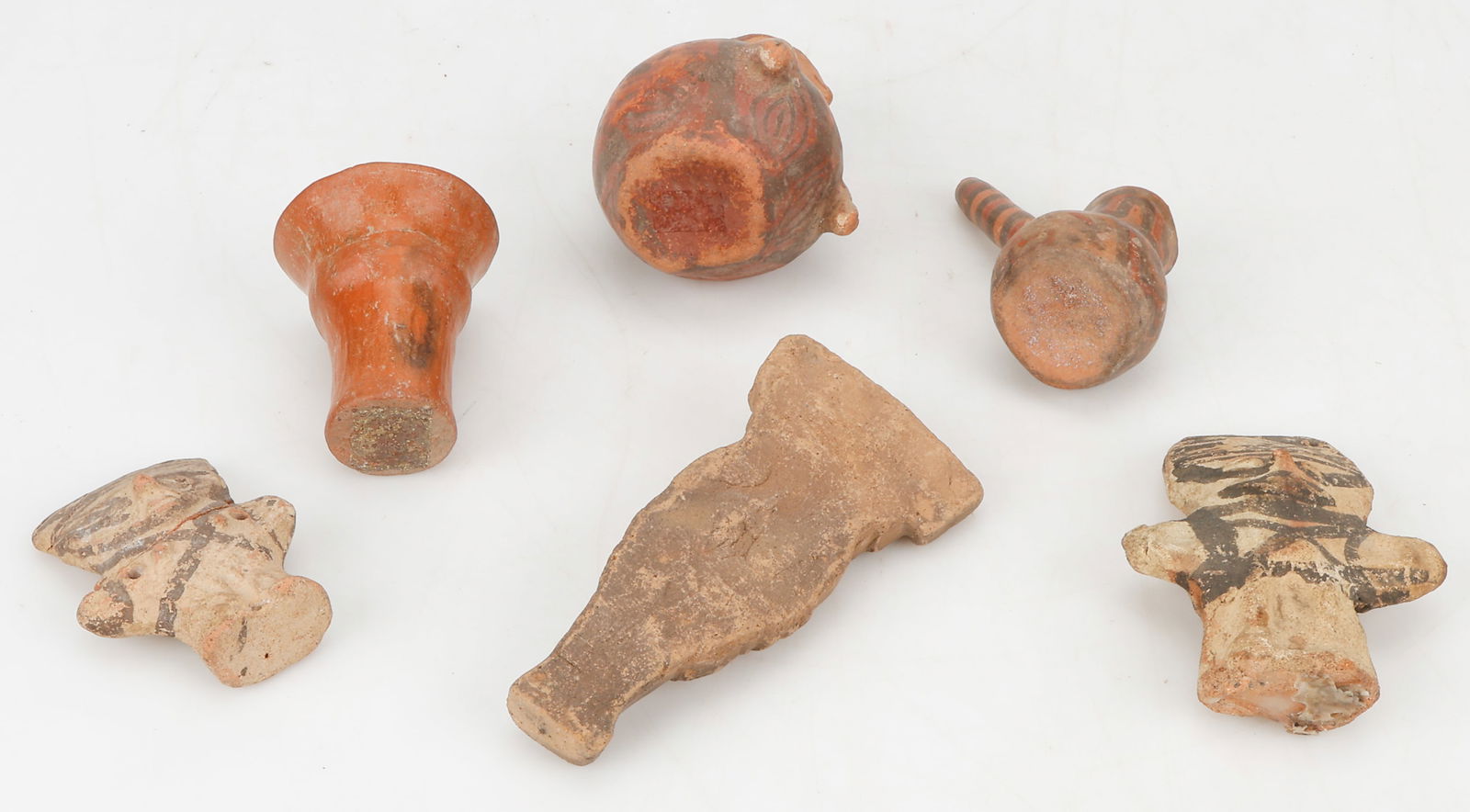 6 Pre-Colombian Pottery Objects - 6