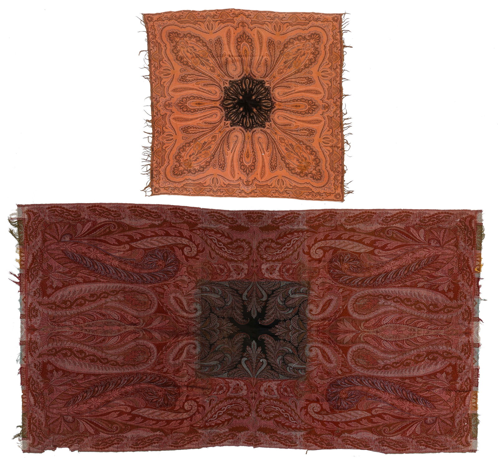 Two Continental Paisley Textiles, Late 19th/Early 20th C. (1 of 3)