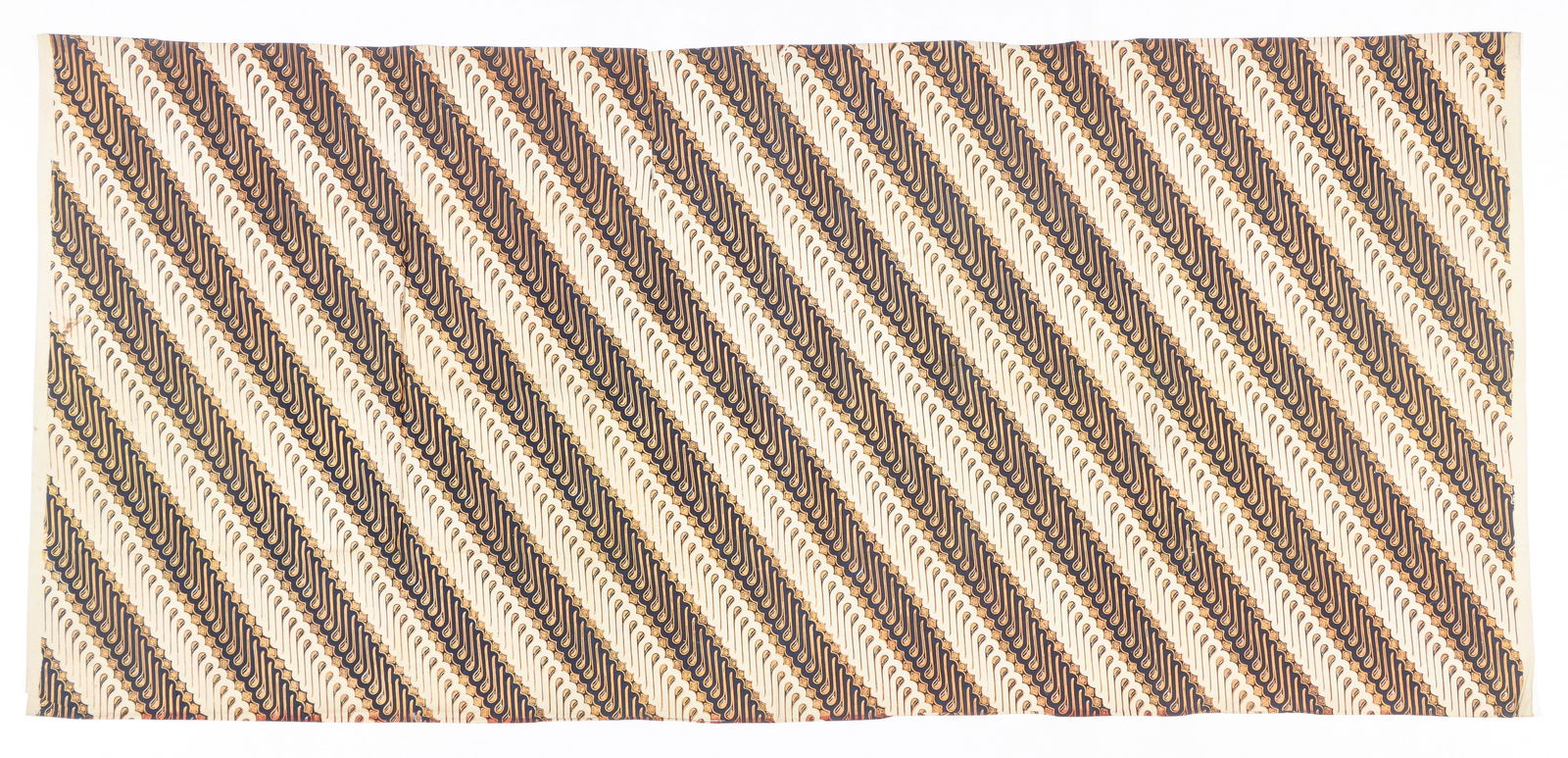 Parang Rusak Motif Kain Panjang Batik, Java, Indonesia: Parang Rusak Motif Kain Panjang Batik, Java, Indonesia. Cotton. Size: 7'4'' x 3'4'' (224 x 102 cm).