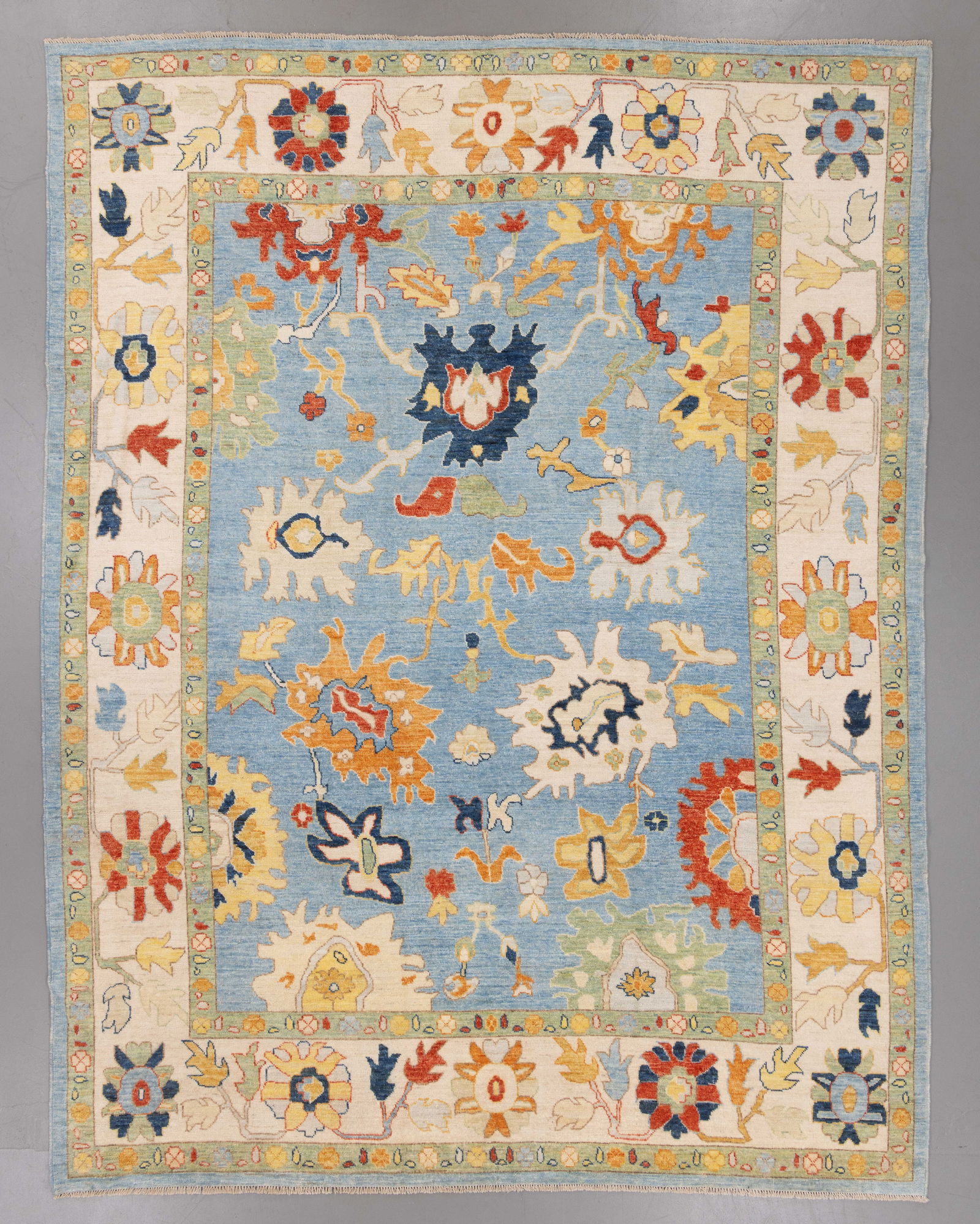 Oushak Rug, Afghanistan, Ca. 2000, 9'1'' x 11'10'' (1 of 5)