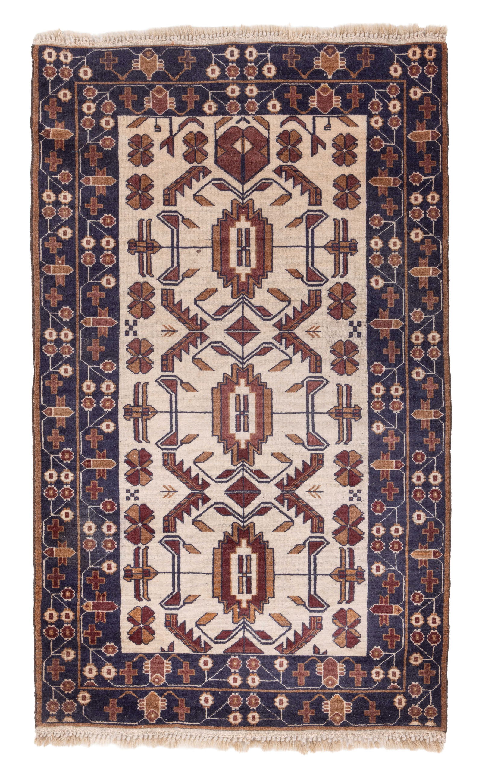 Baluch Rug, Afghanistan, Ca. 1980, 3'4'' x 5'6'' (1 of 5)