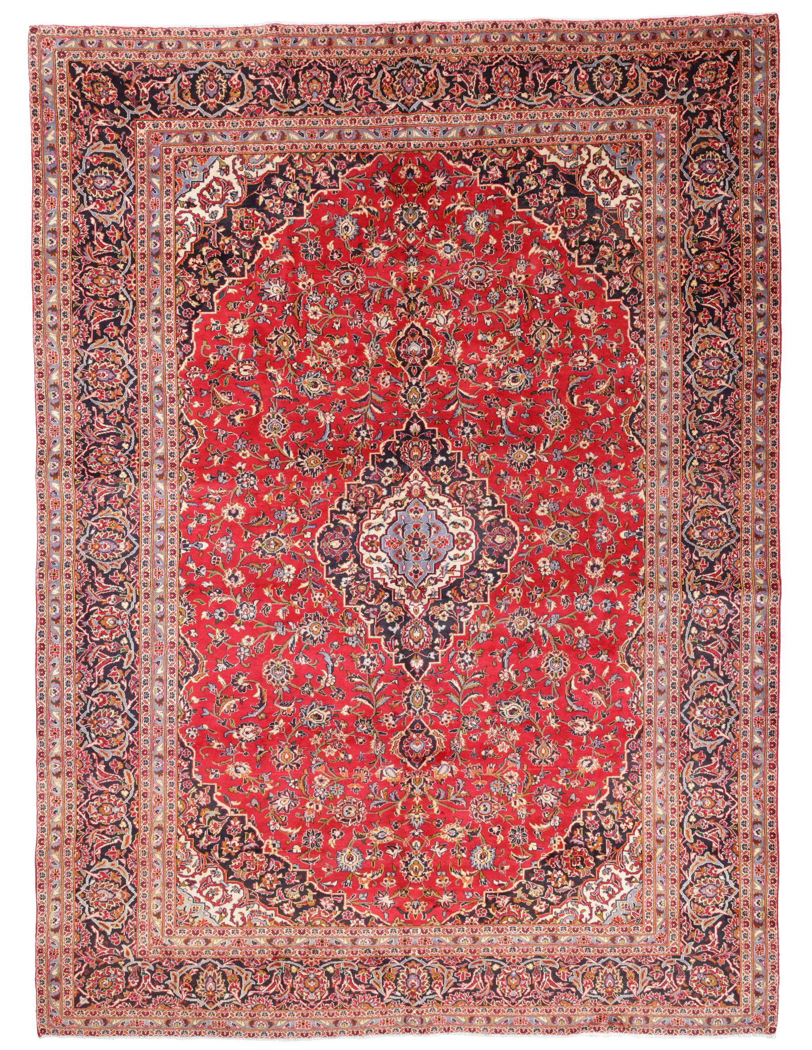 Kashan Rug, Persia, Ca. 1970, 9'7'' x 13'0'' (1 of 6)