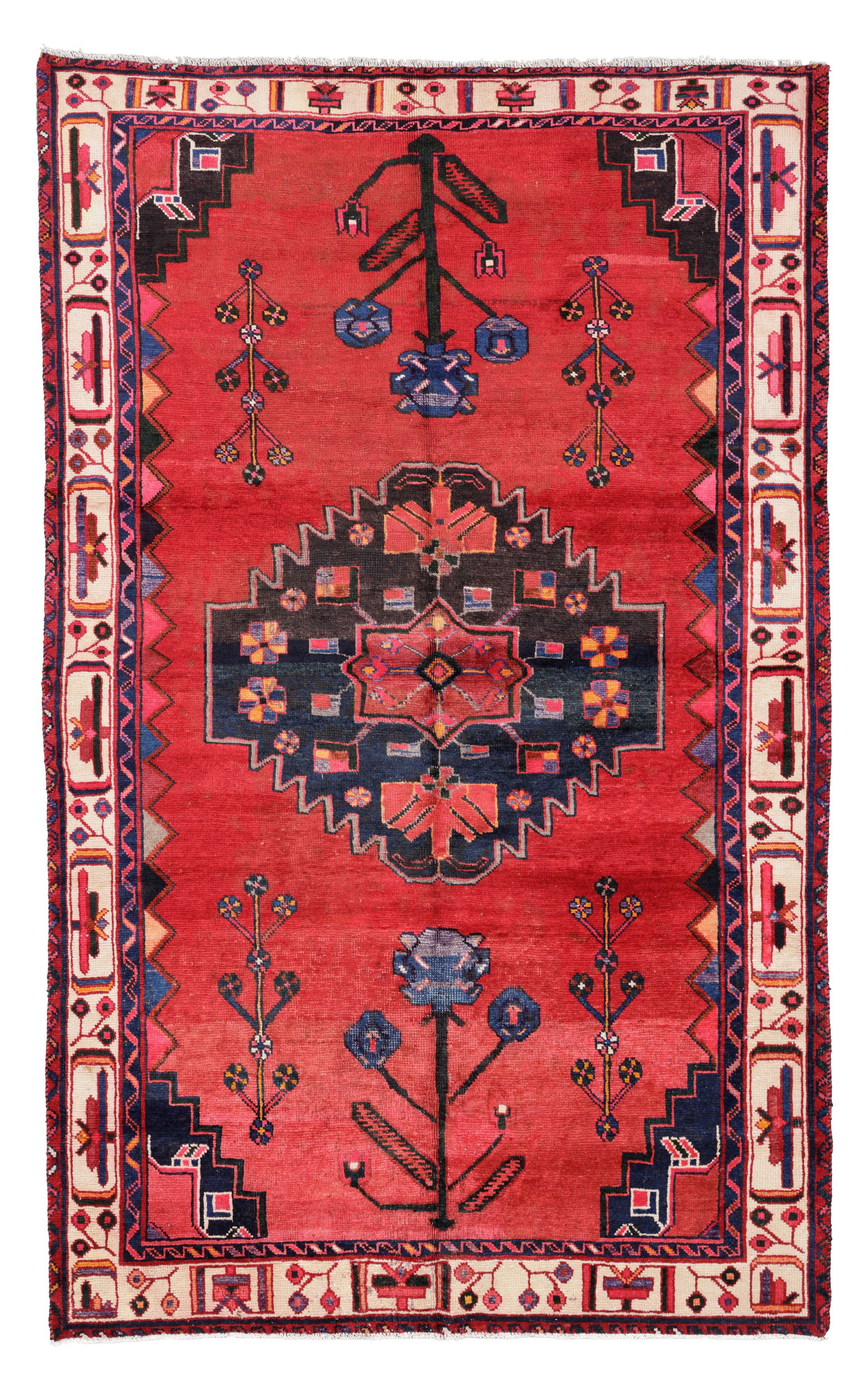 Shiraz Rug, Persia, Late 20th C., 5'7'' x 9'0'' (1 of 5)