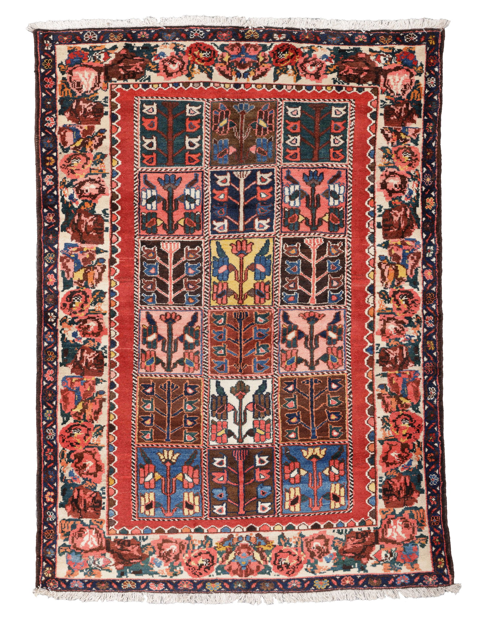 Bakhtiari Rug, Persia, Late 20th C., 4'9'' x 6'7'' (1 of 5)