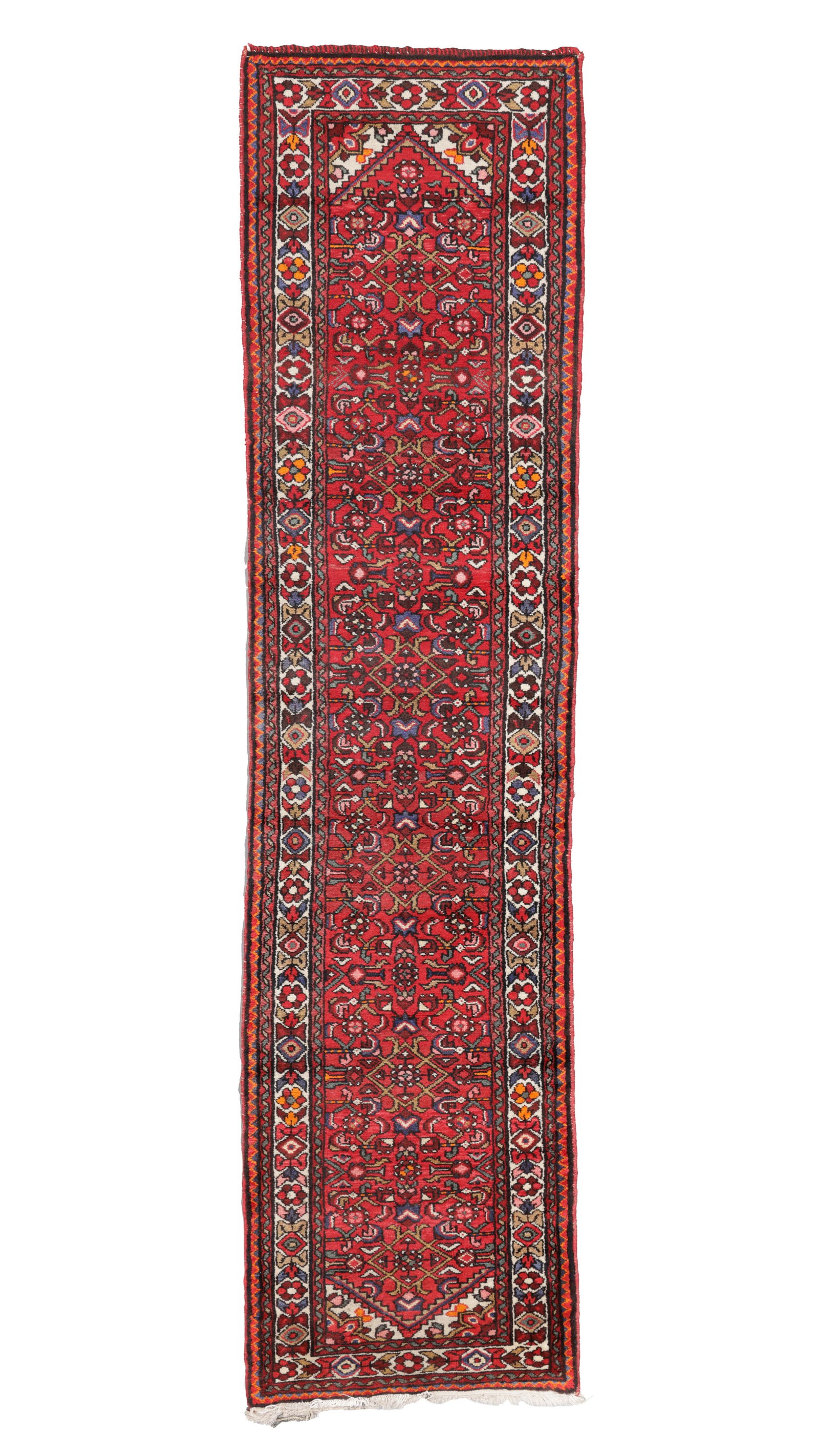 Hamadan Rug, Persia, Late 20th C., 2'8'' x 10'9'' (1 of 5)