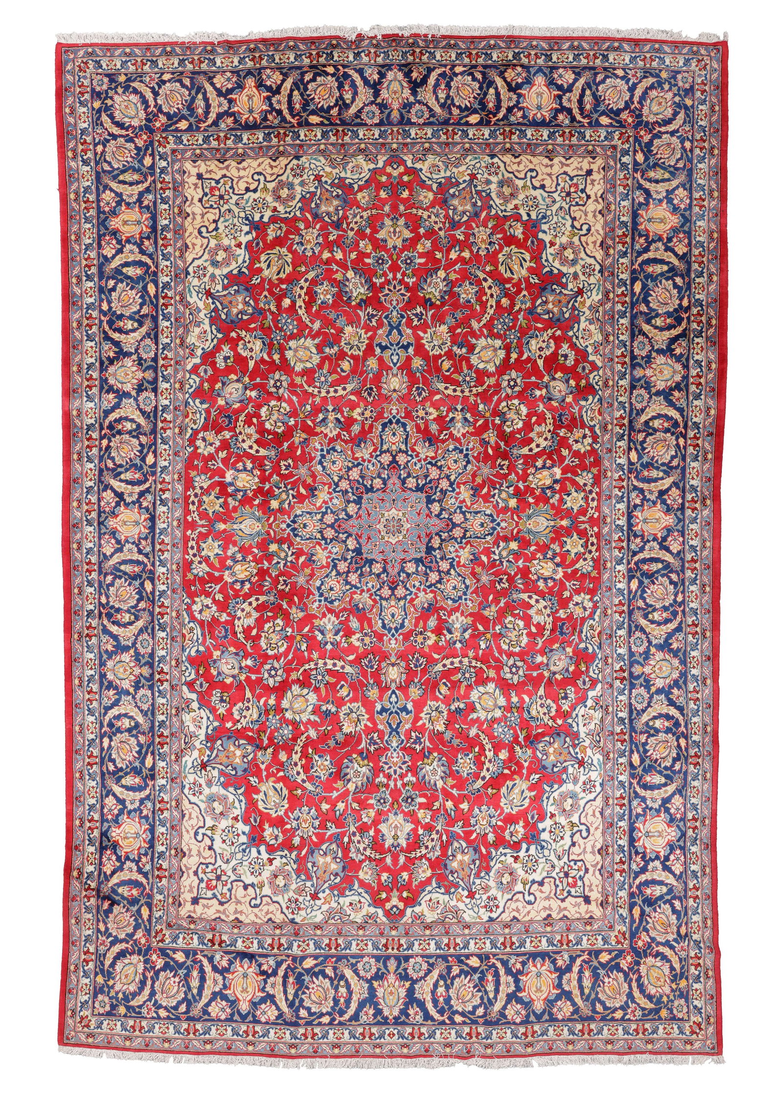 Isfahan Rug, Persia, Late 20th C., 11'1'' x 16'10'' (1 of 6)