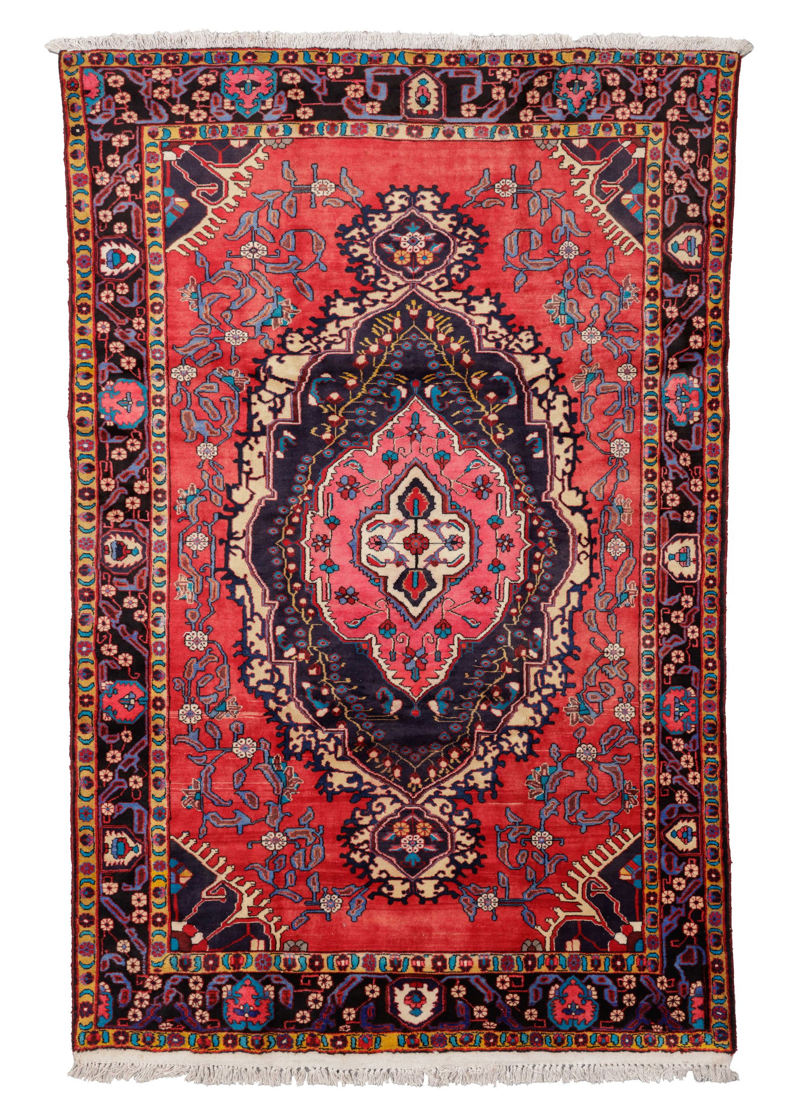 Hamadan Rug, Persia, Late 20th C., 6'9'' x 10'3'' (1 of 6)