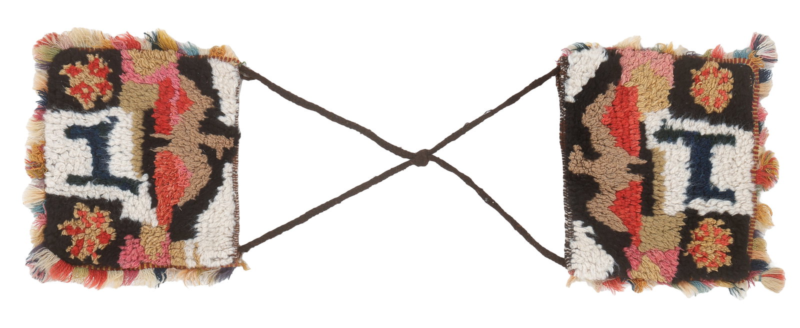 Rare and Unusual Knotted Pile Talegas Shoulder Bag, Bolivia, 17th/18th Century (1 of 3)