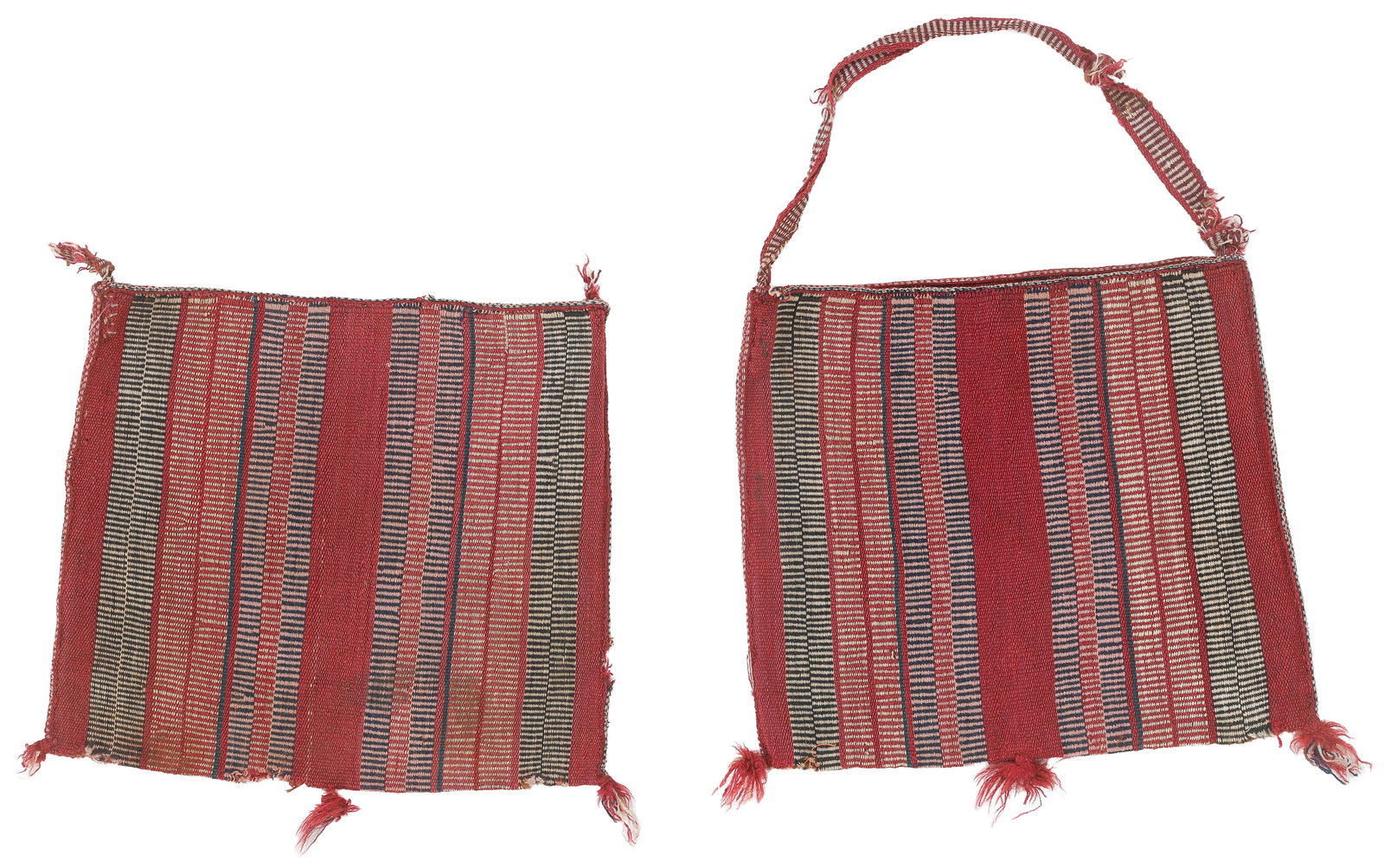 Alforjas Shoulder or Pack Animal Bags, Bolivia, Late 18th C. (1 of 4)