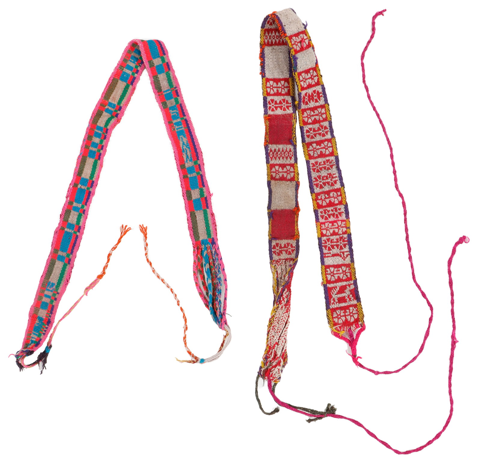 Quechua Chumpi Tinku Belts, Bolivar, Dept. of Cochabamba, 20th Century (1 of 2)