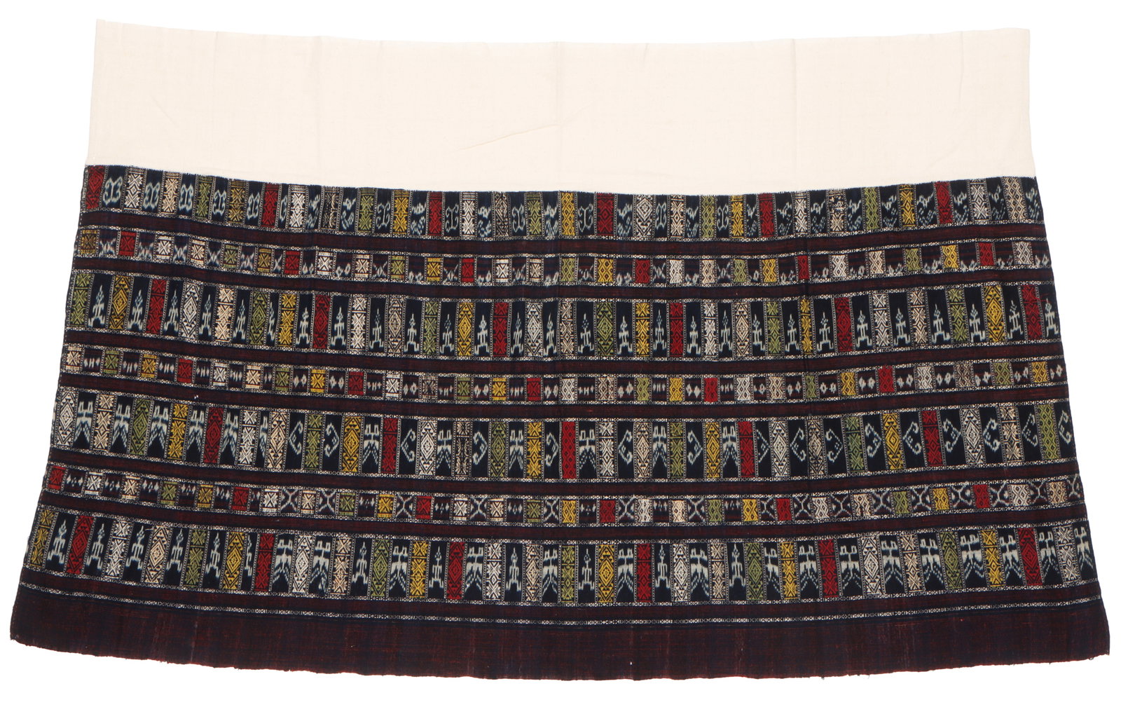 Rare and Complex Tai Daeng Tube Skirt, Northern Laos, circa 1900 (1 of 3)