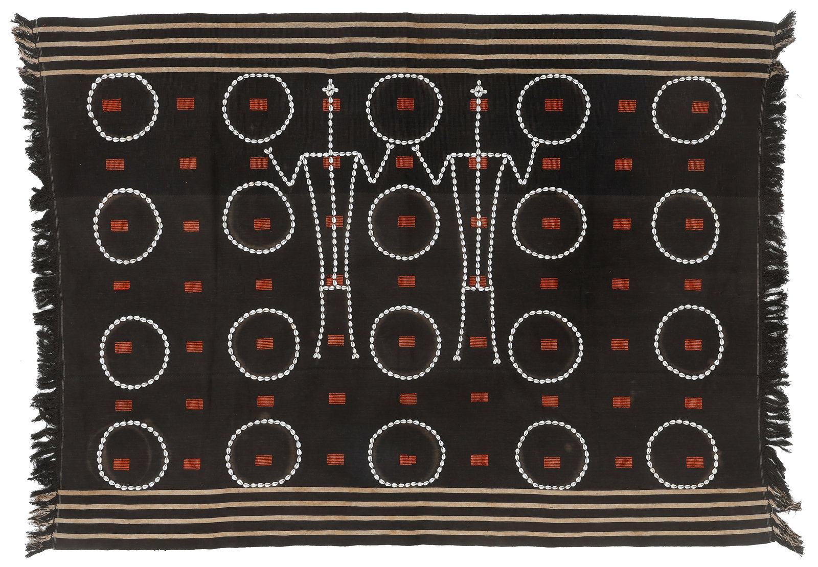 Chang Naga Single Circle Warrior's Cloth with Two Figures (1 of 4)