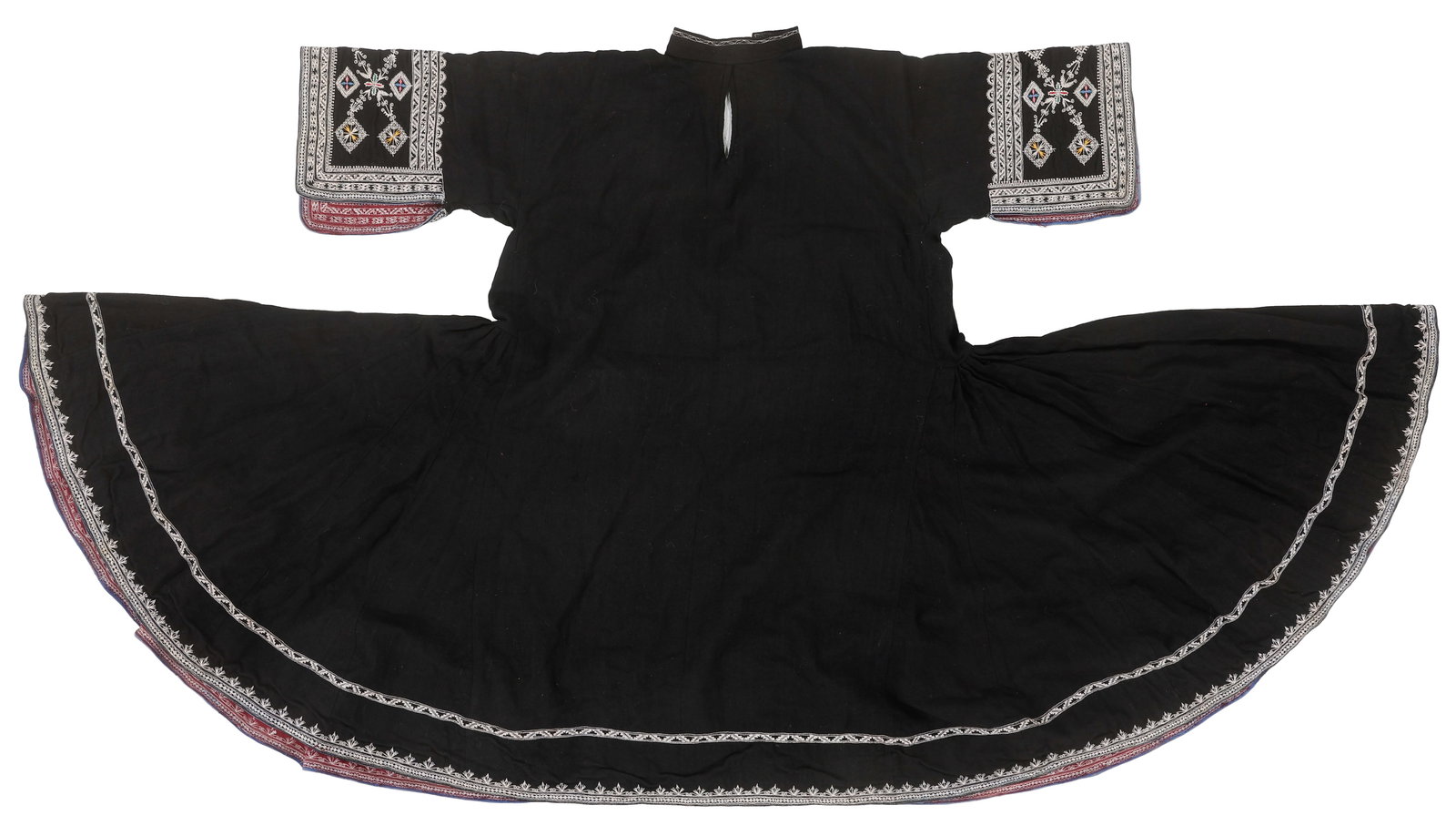 Kohistani Woman's Embroidered Dress, Afghanistan, Mid 20th C. (1 of 3)