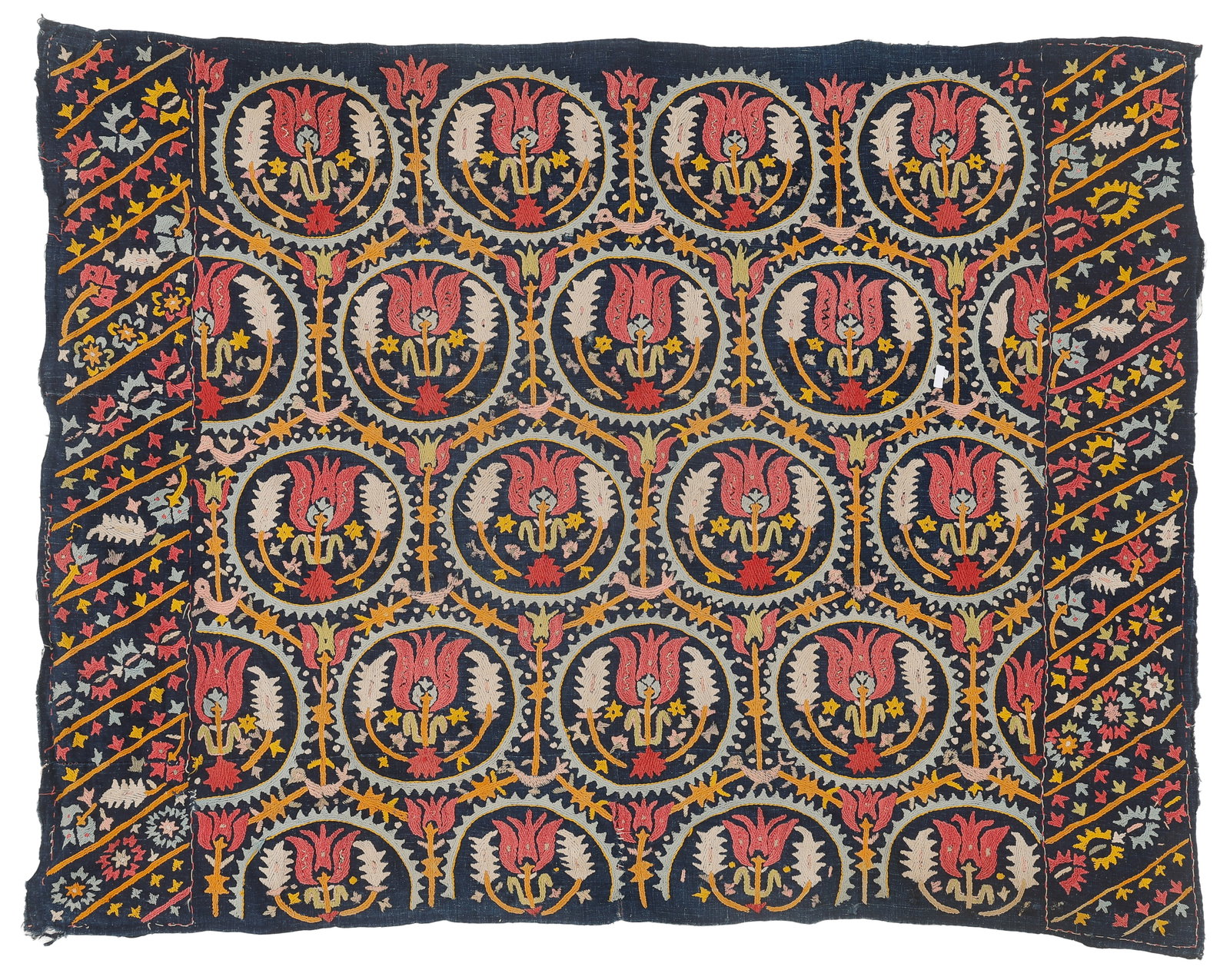 Armenian Embroidered Textile Panel, 19th C. (1 of 4)