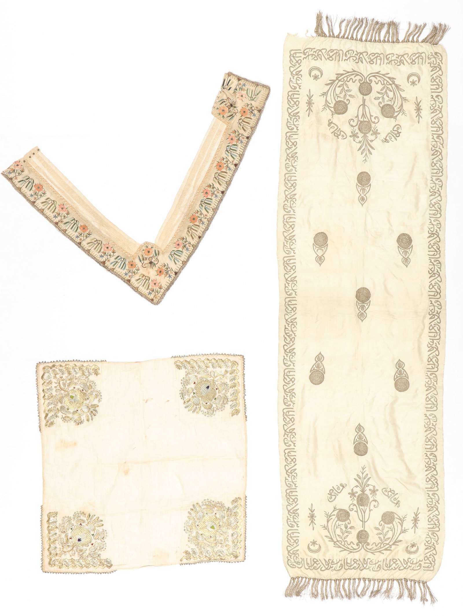 3 Ottoman Textiles, Turkey, 19th C. (1 of 4)