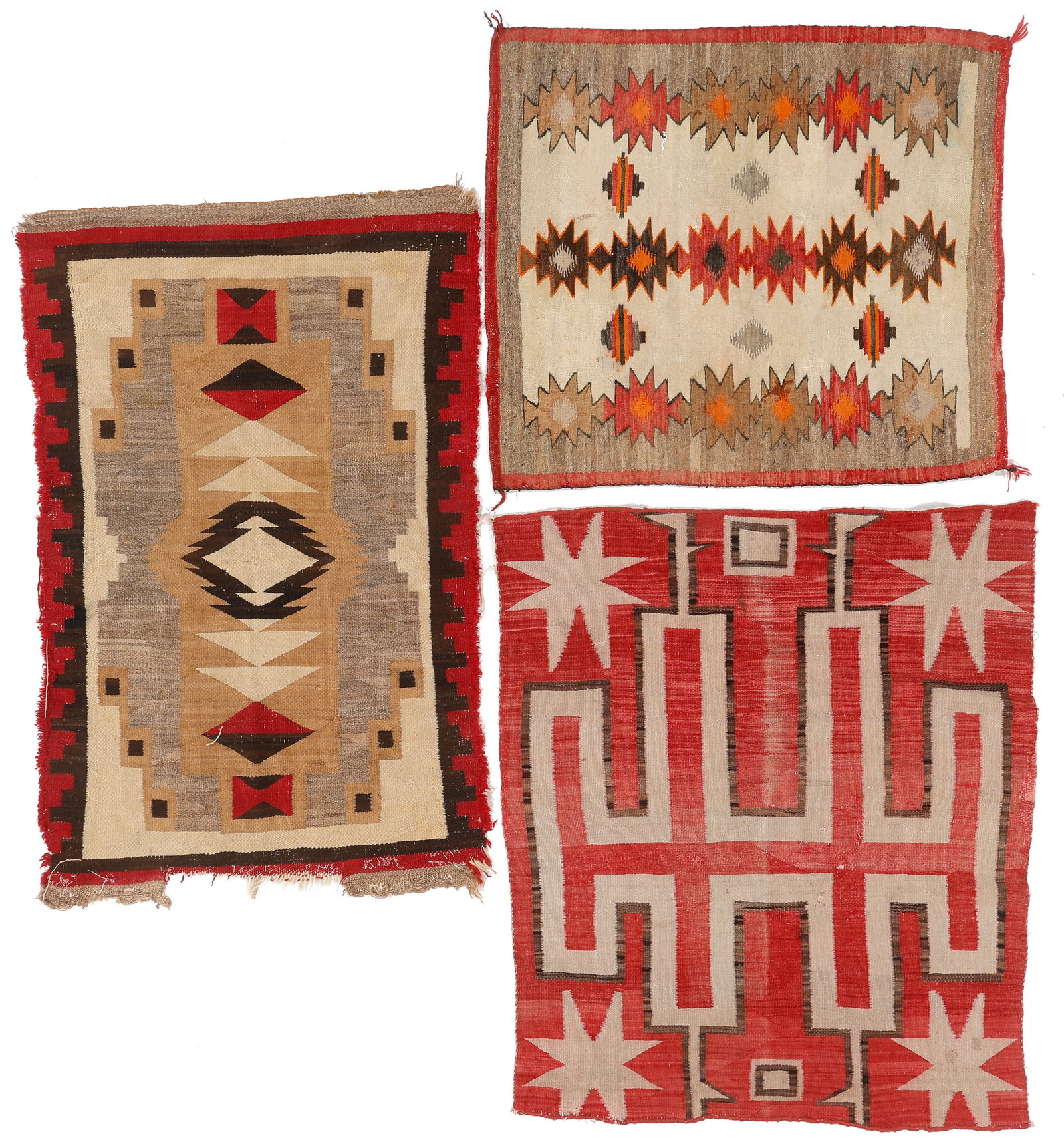 Three Navajo Weavings, 1920-1940 (1 of 5)