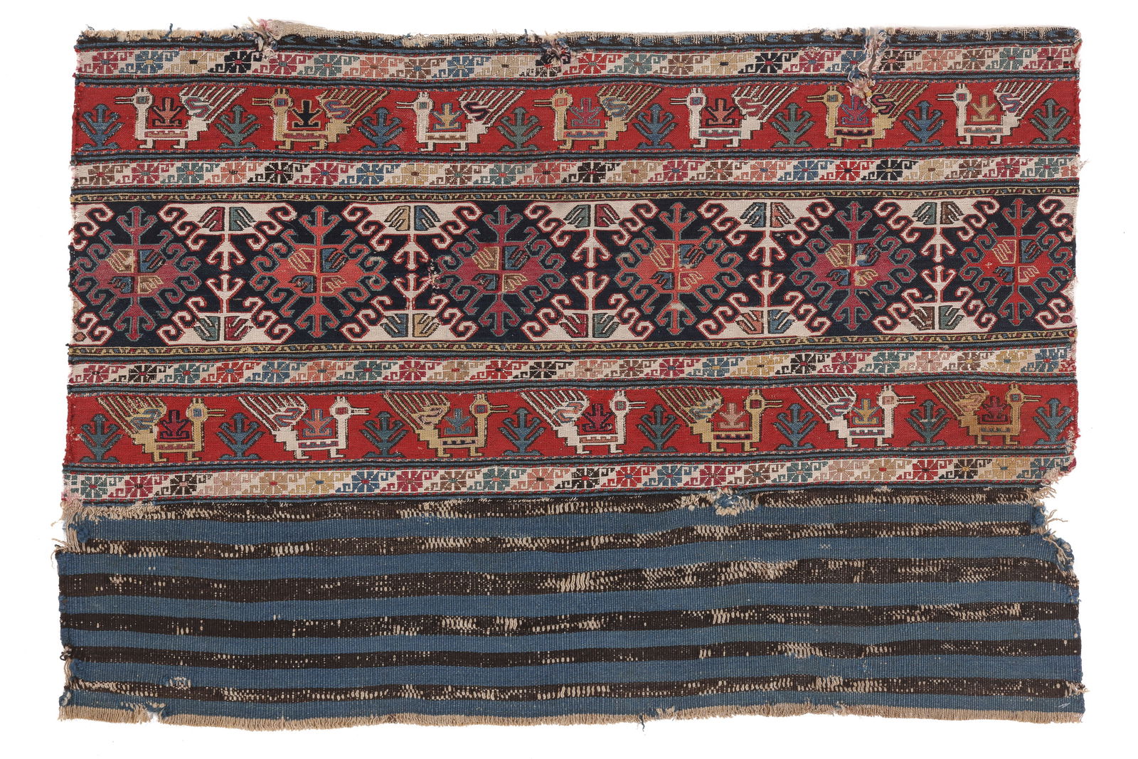 Fine Shahsevan Sumak Mafrash Panel, Transcaucasus, 19th C., 2'3'' x 3'5'' (1 of 5)