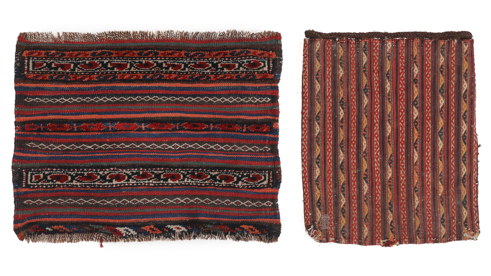 2 Mixed Technique Tribal Weavings, Persia, Late 19th C (1 of 4)