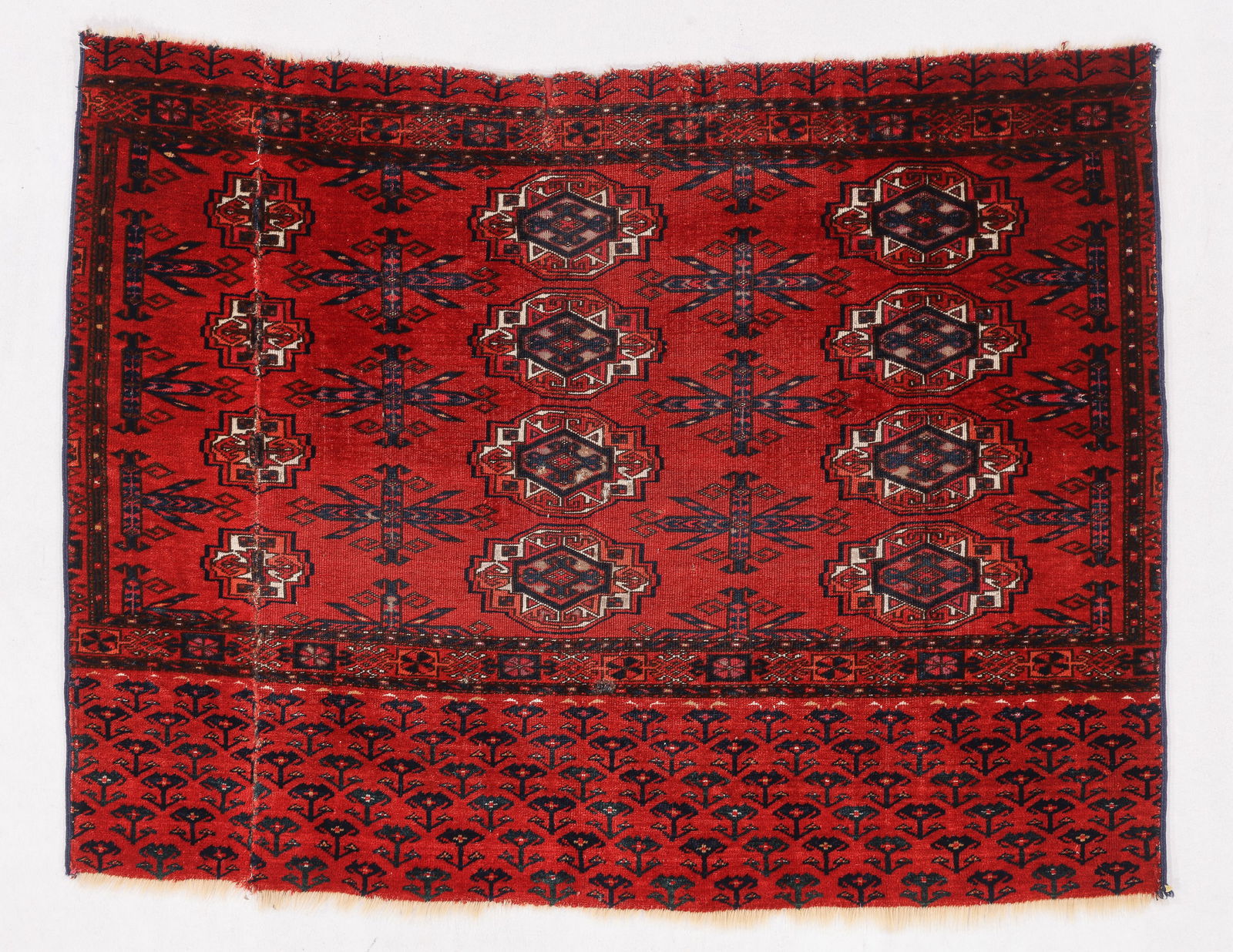 Saryk Chuval, Central Asia, 19th C., 3'8'' x 2'9'' (1 of 4)