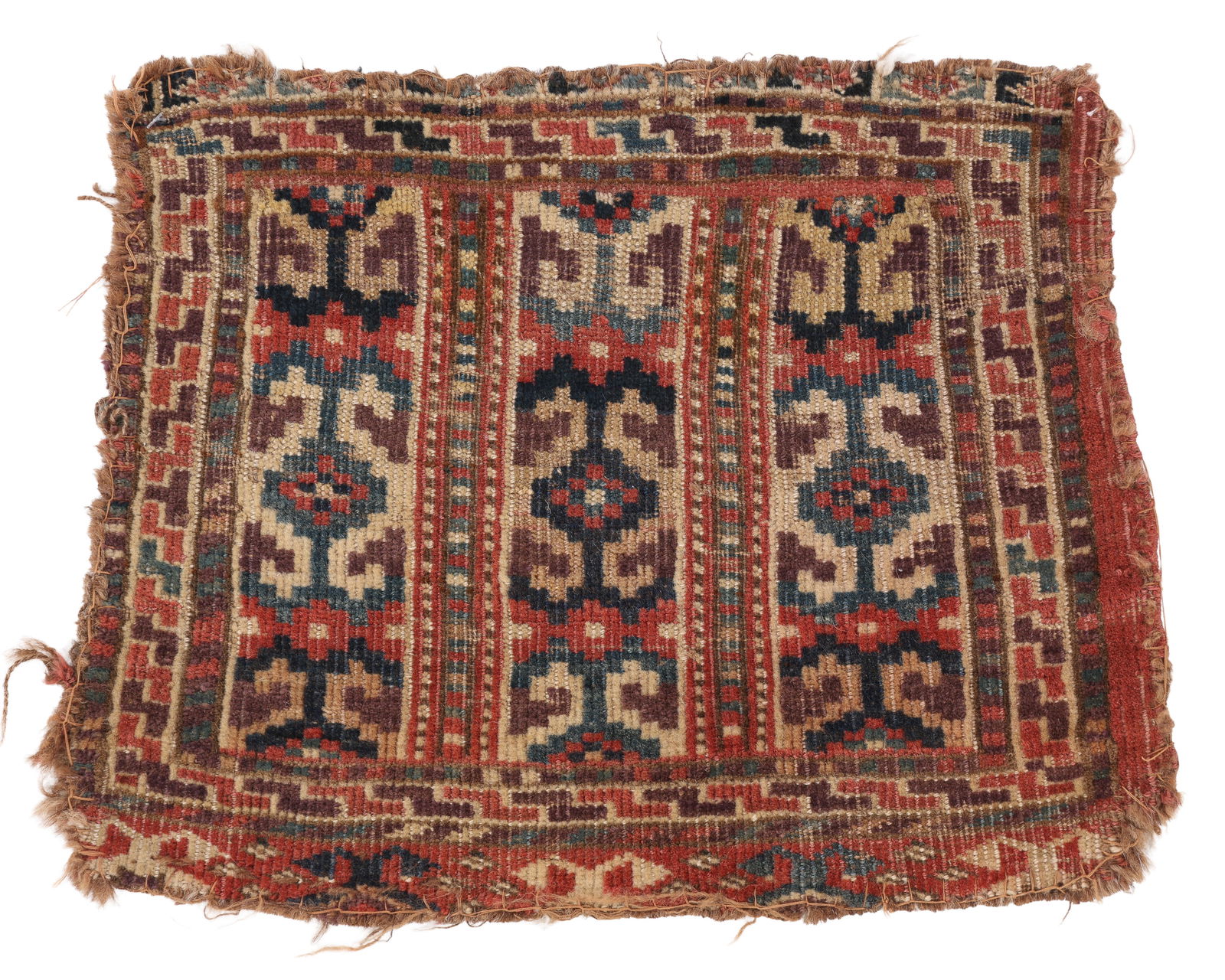 Chodor Turkmen Bag Face, 19th C., 1'7" x 1'3" (1 of 3)
