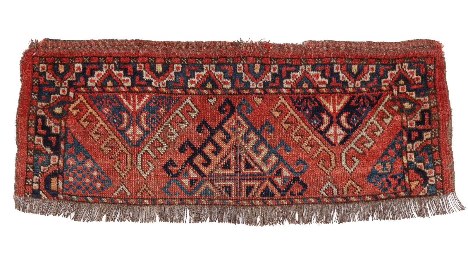 Ersari Mafrash, Central Asia, 19th C., 2'6'' x 1'0" (1 of 3)