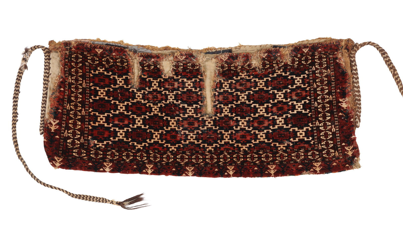 Tekke Mafrash, Central Asia, 19th C., 2'6'' x 1'1" (1 of 2)