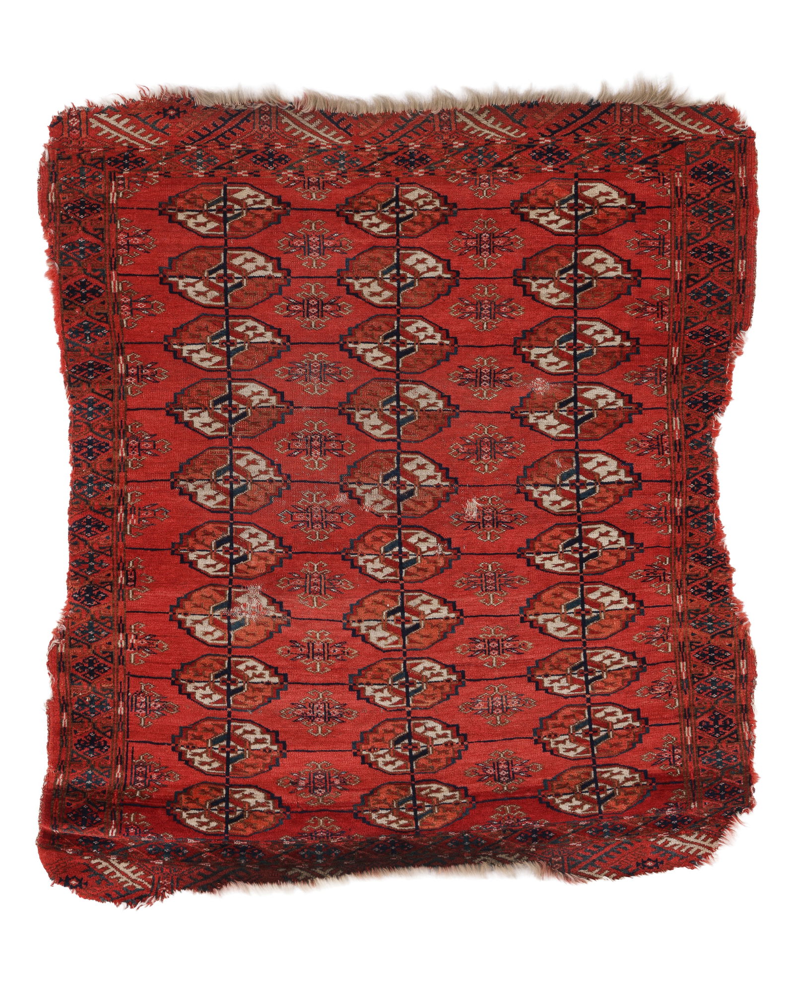 Turkmen Mat., (possibly Tekke or Saryk?), 19th C., Central Asia, 2'9 x 3'2" (1 of 4)