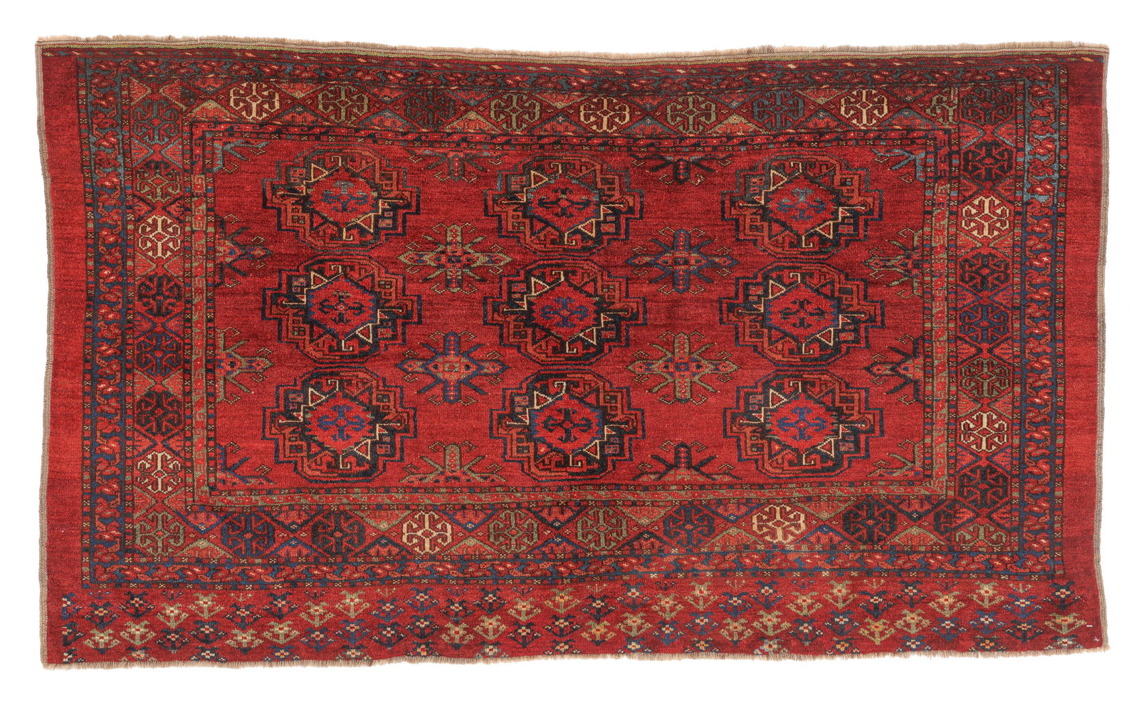 Turkmen Chuval Rug, Central Asia, 19th C., 5'4'' x 3'1'' (1 of 8)