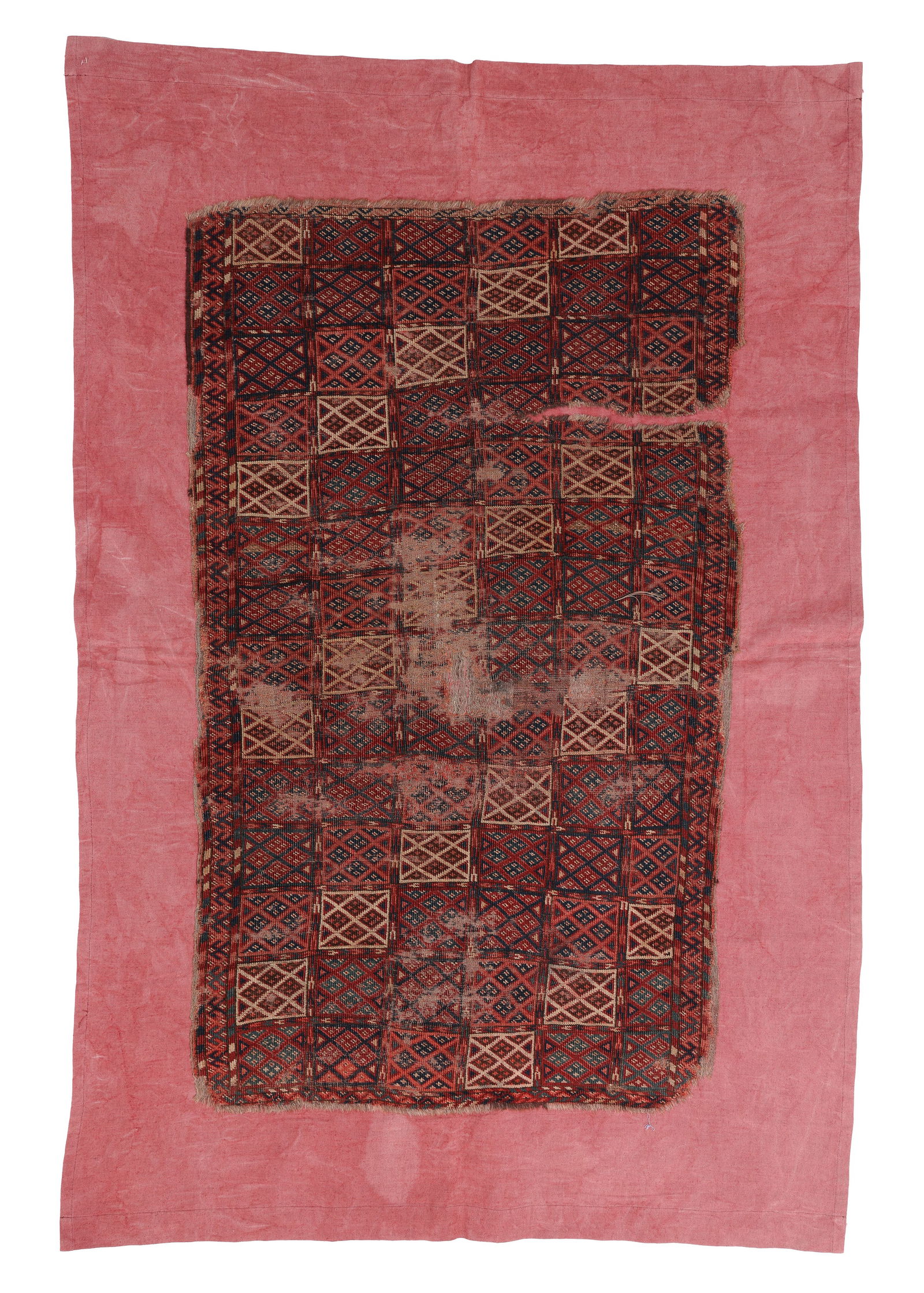 Ersari Rug Fragment, Central Asia, Early 19th C., 3'2'' x 5'4'' (1 of 5)