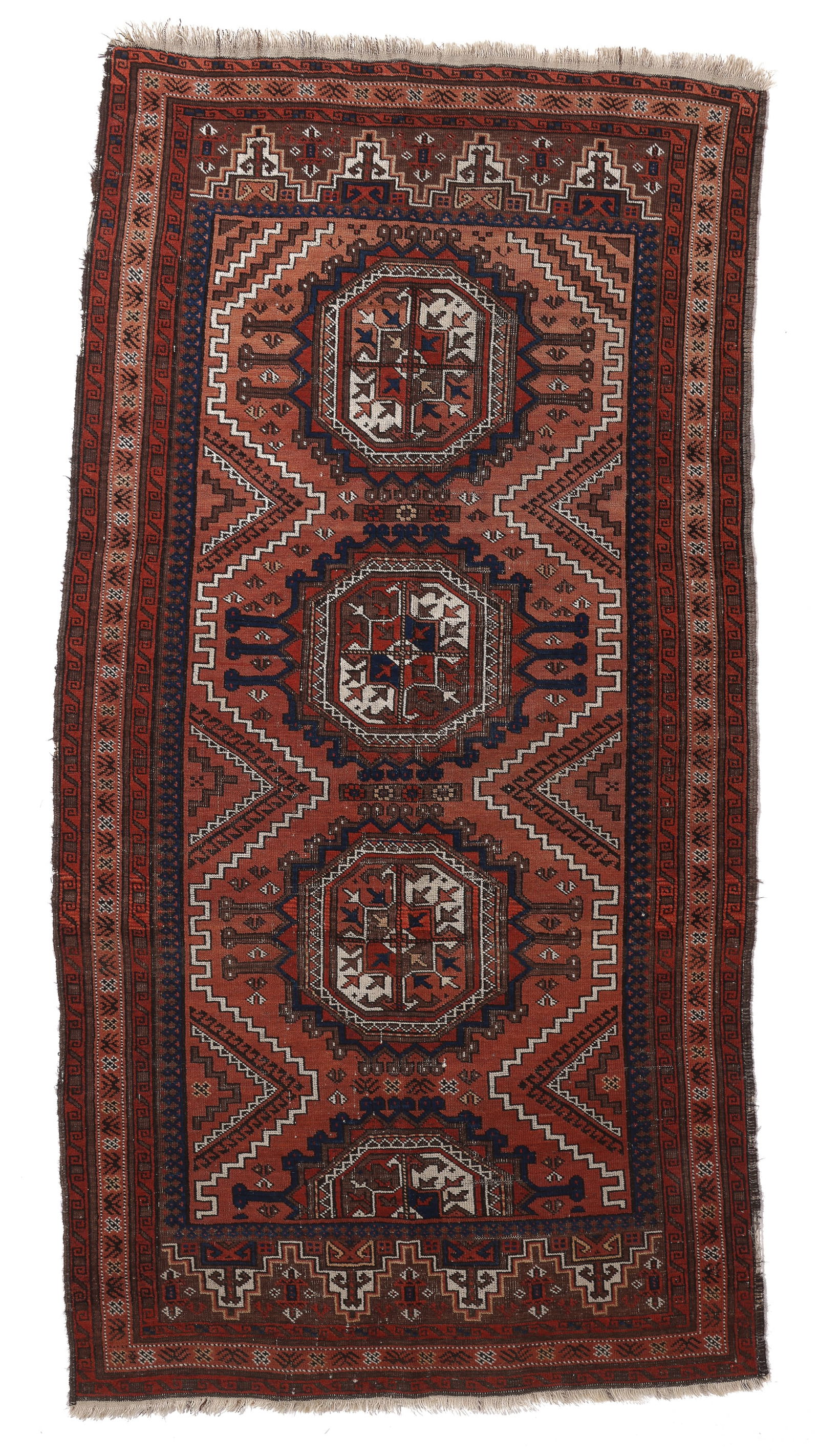 Salar Khani Baluch Rug, Khorasan Area, Persia, Late 19th C., 3'6'' x 6'8'' (1 of 6)