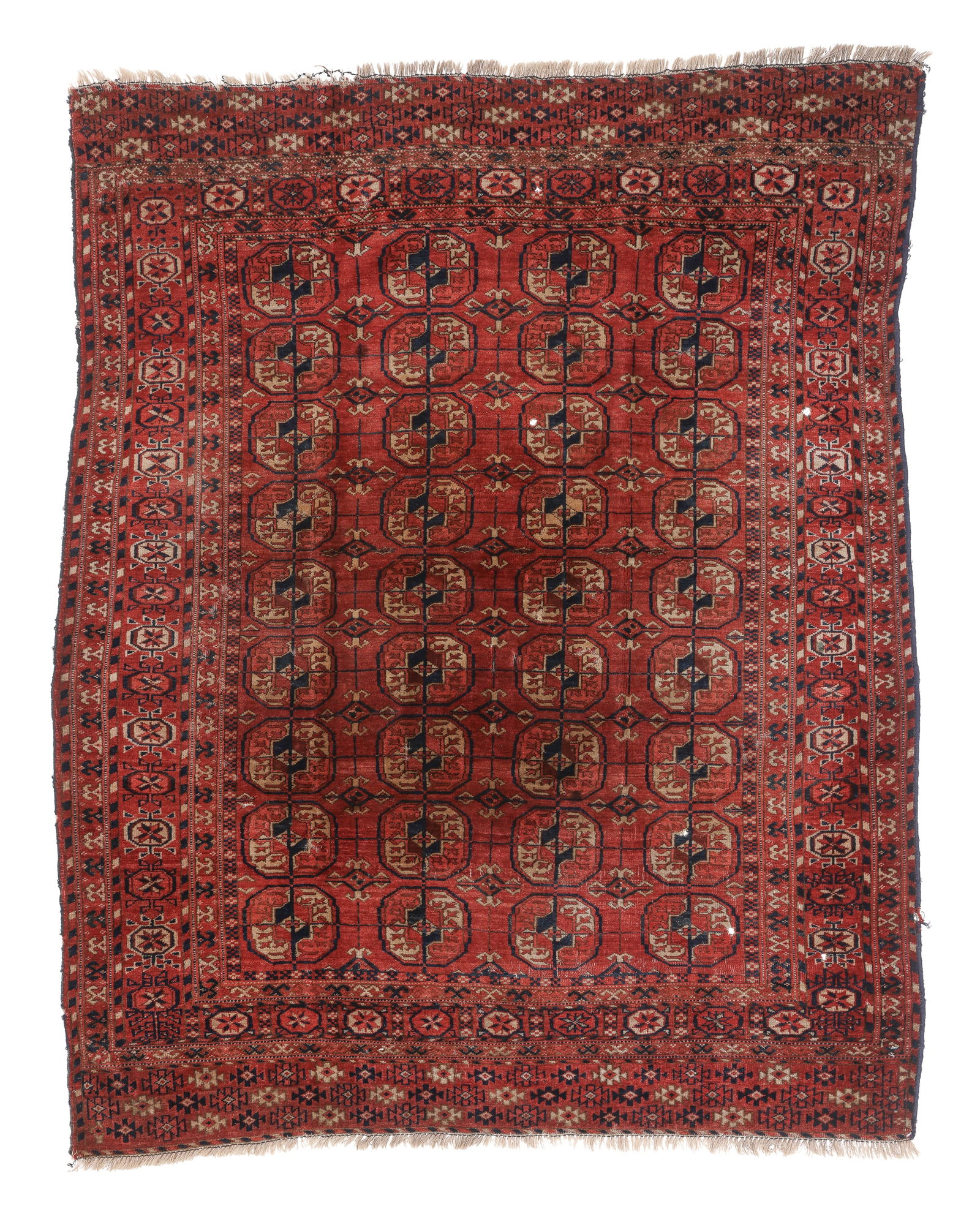Tekke Rug, Central Asia, Ca. 1890, 4'5'' x 5'4'' (1 of 7)