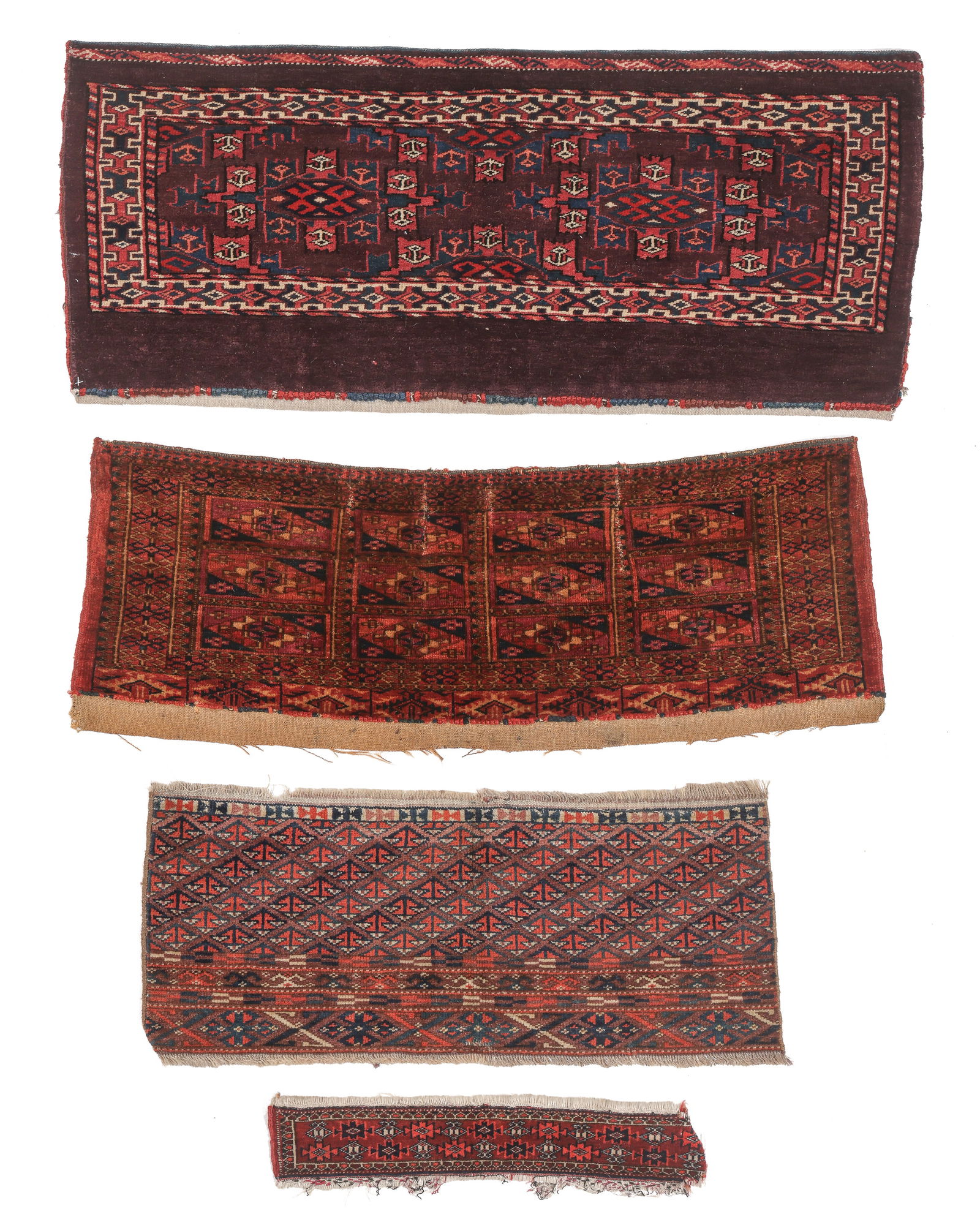 4 Turkmen Trappings, Central Asia, Late 19th/Early 20th C (1 of 5)