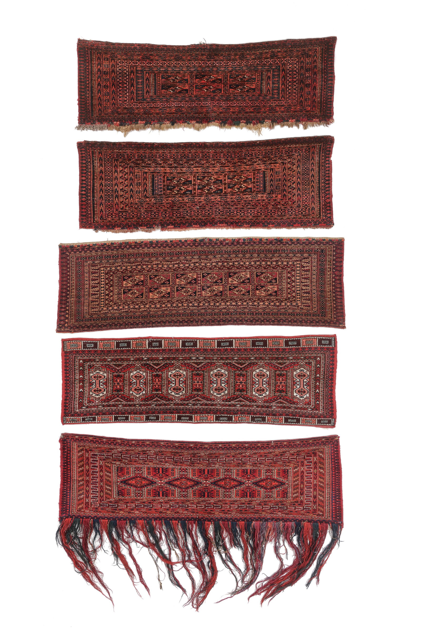 4 Turkmen Trappings, Central Asia, Late 19th/Early 20th C (1 of 7)