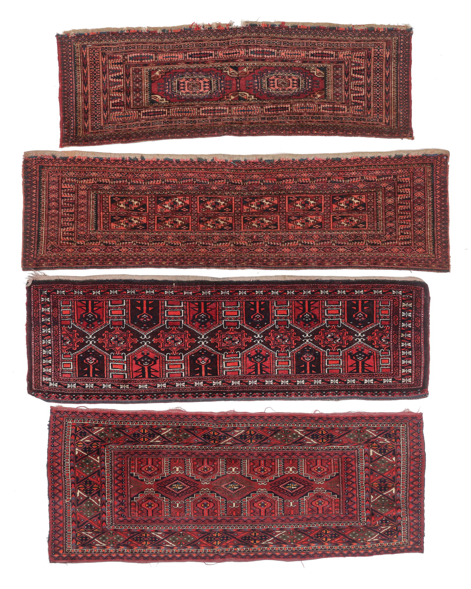 4 Turkmen Trappings, Central Asia, Late 19th/Early 20th C. (1 of 6)