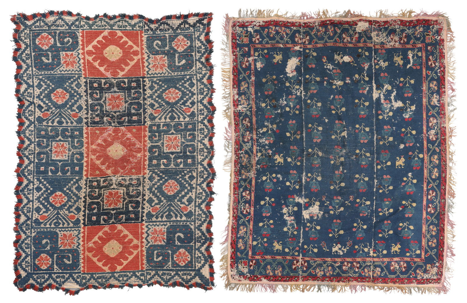 Two Alpujarra Rugs, Spain, 18th C. (1 of 5)