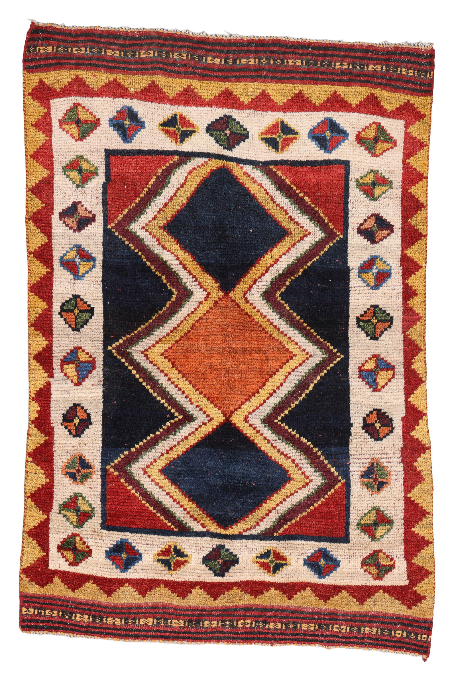 Gabbeh Rug, Persia, Ca. 1940, 3'10'' x 5'9'' (1 of 6)