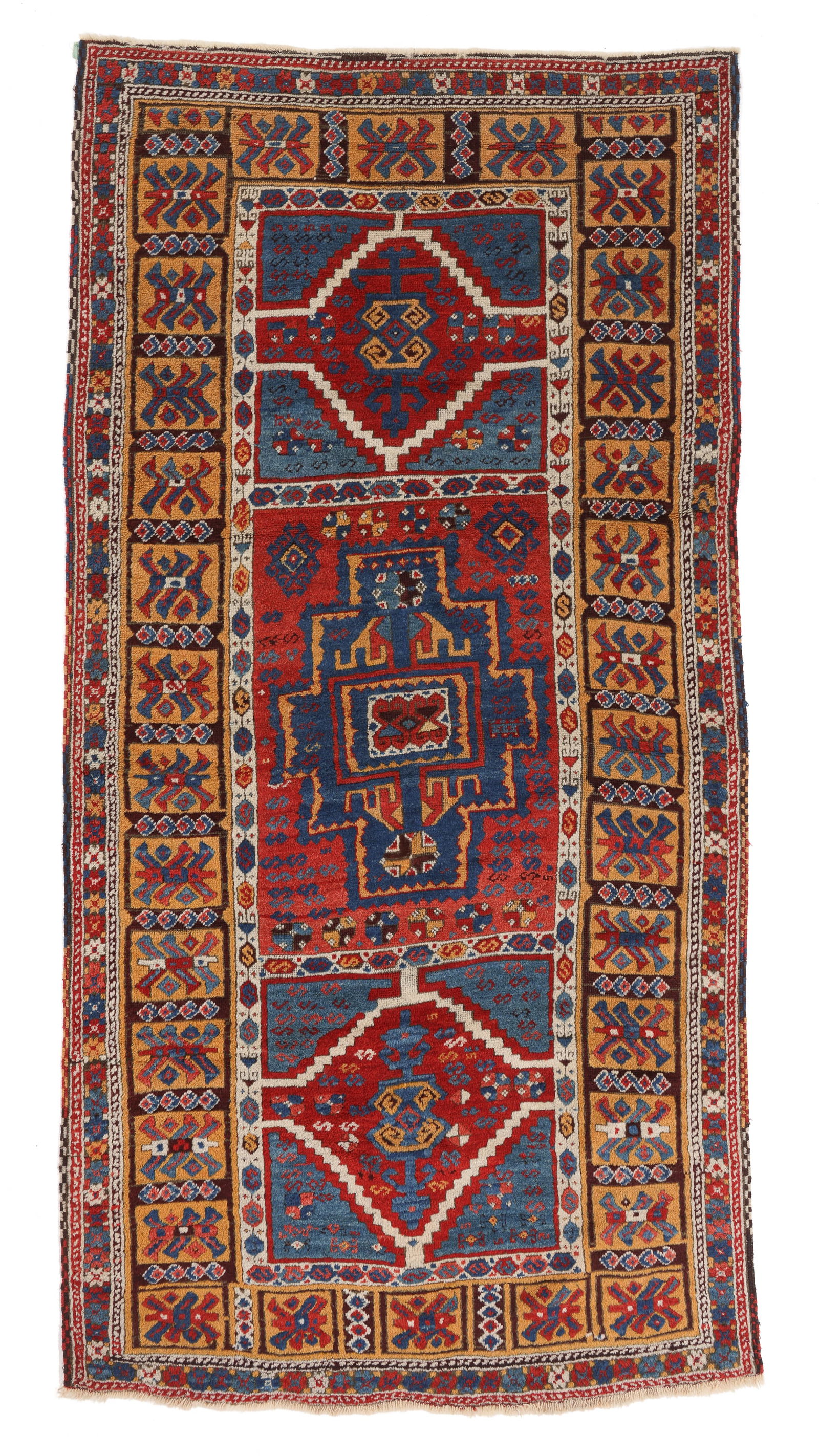 East Anatolian Kurd Rug, Turkey, 19th C., 3'9'' x 7'3'' (1 of 6)