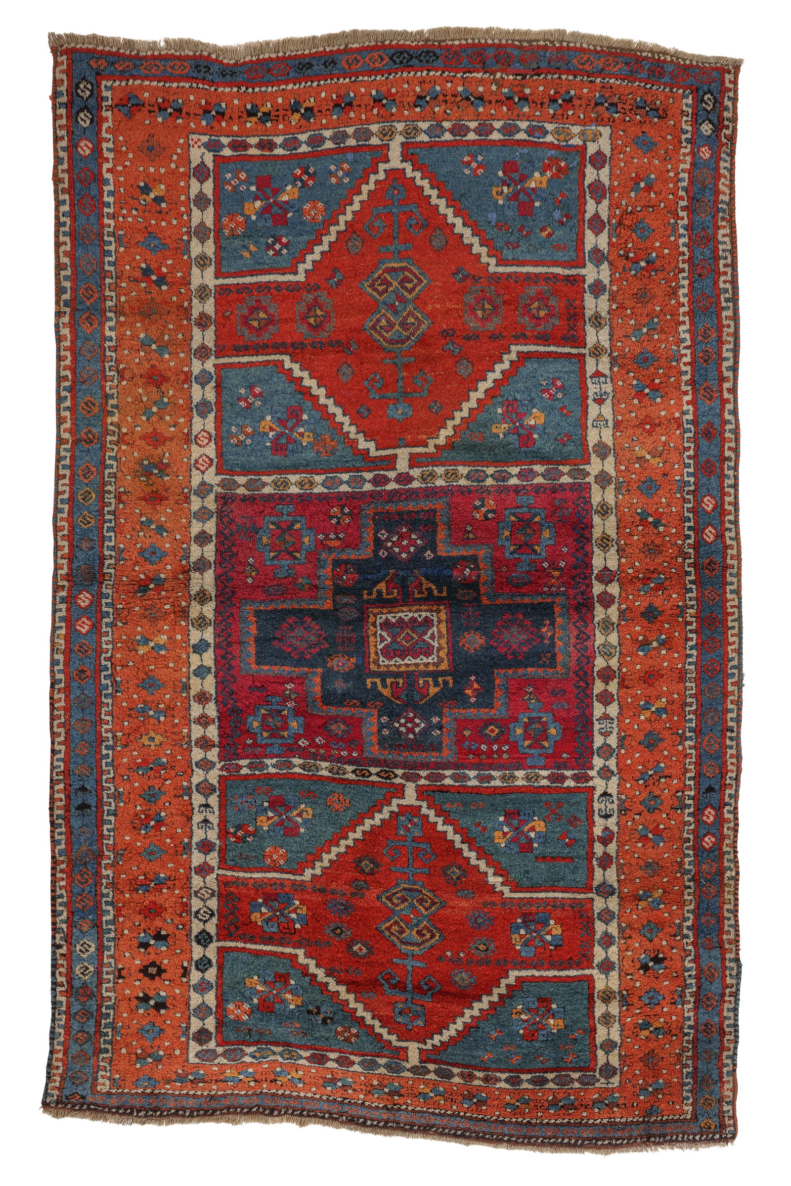 East Anatolian Kurd Rug, Turkey, Ca. 1875, 4'4'' x 6'10'' (1 of 6)