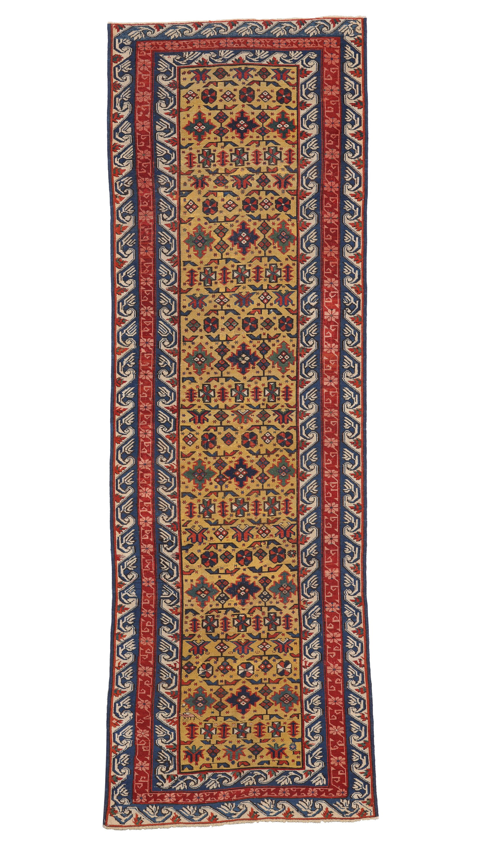 Fine Seychour Kuba Rug, Caucasus, Ca. 1870, 2'10'' x 8'8'' (1 of 7)
