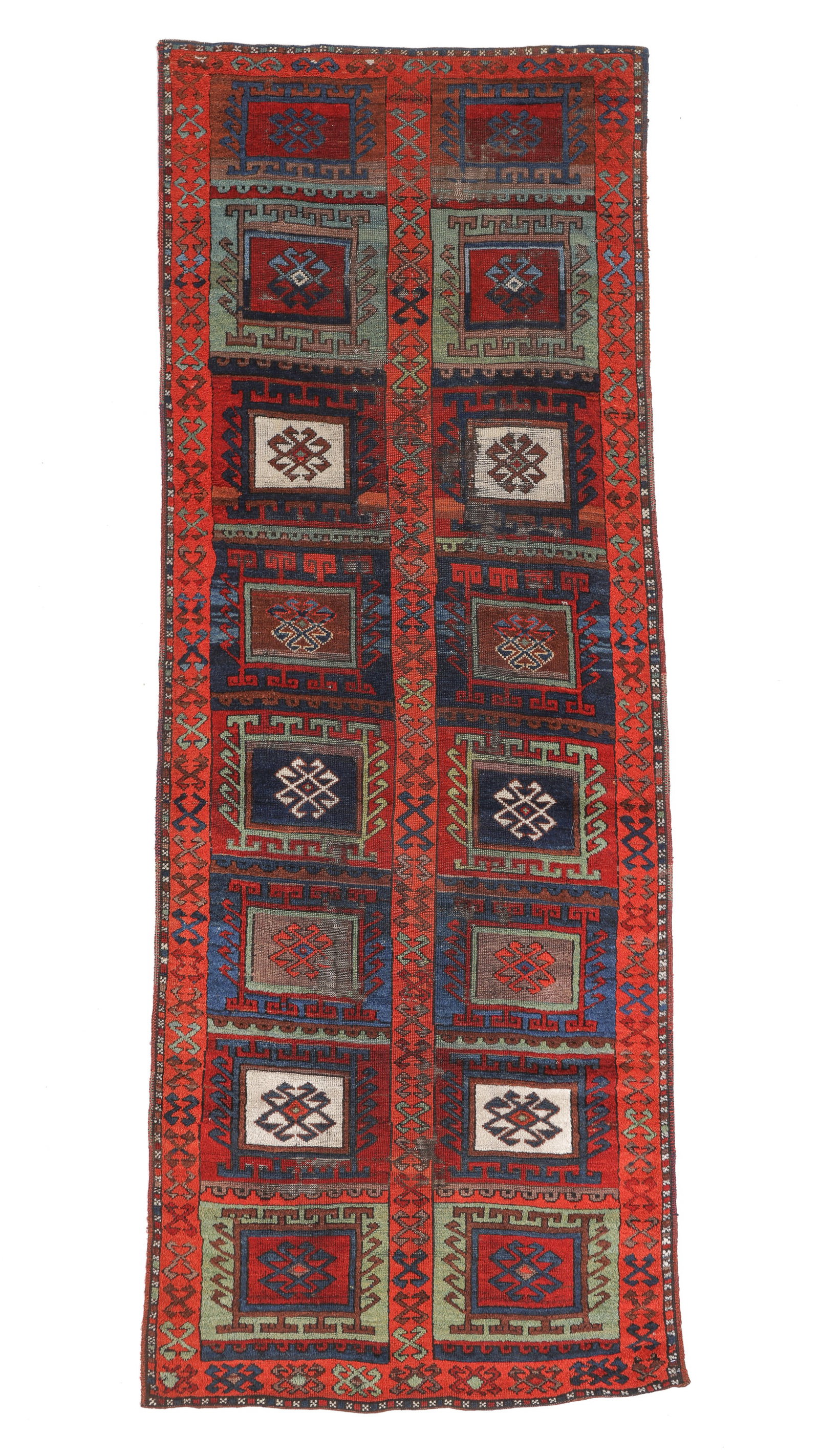 East Anatolian Kurd Rug, Turkey, 19th C., 3'4'' x 8'3'' (1 of 6)