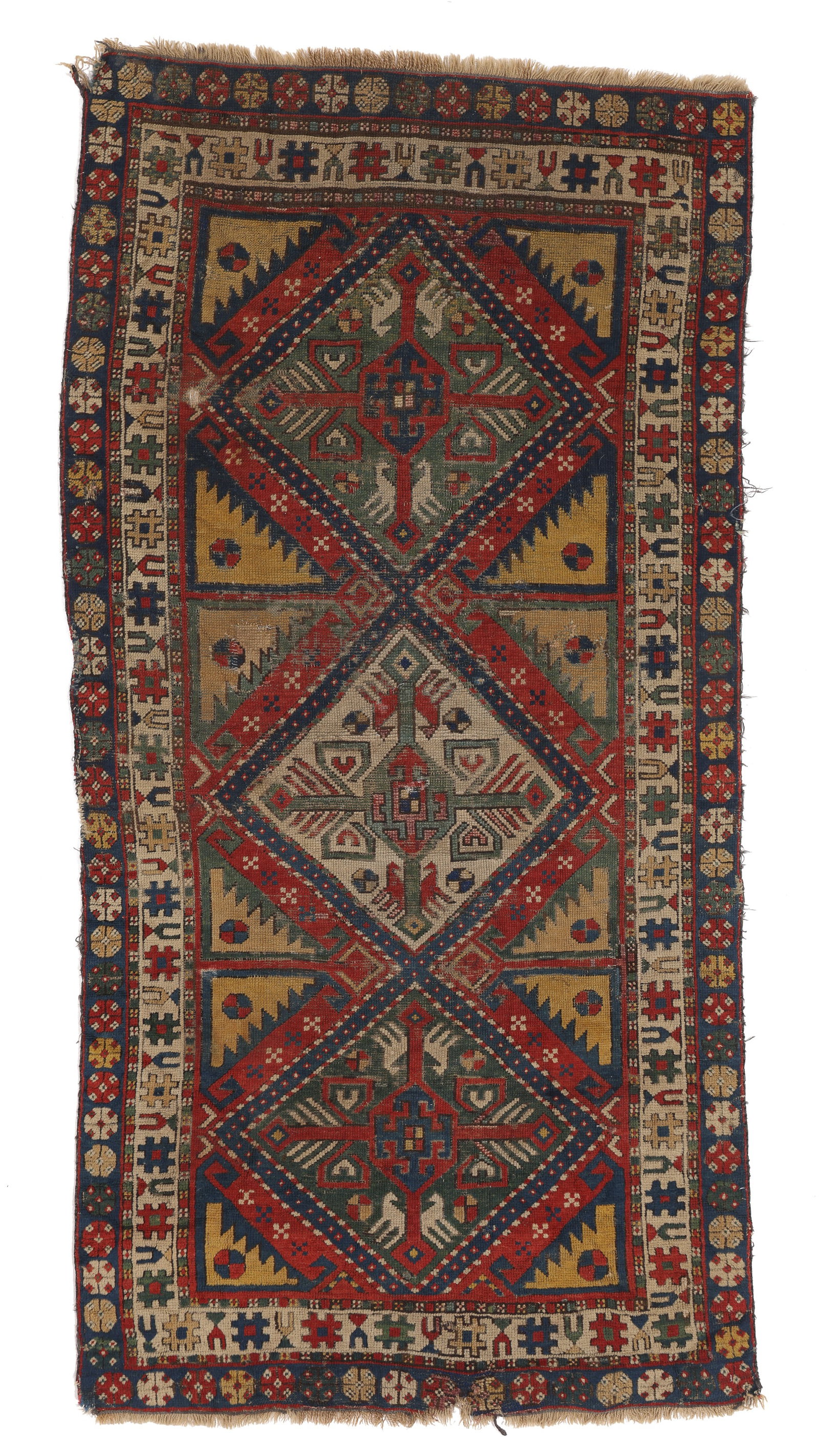 Kazak Rug, Caucasus, Late 19th C., 3'0'' x 5'9'' (1 of 7)