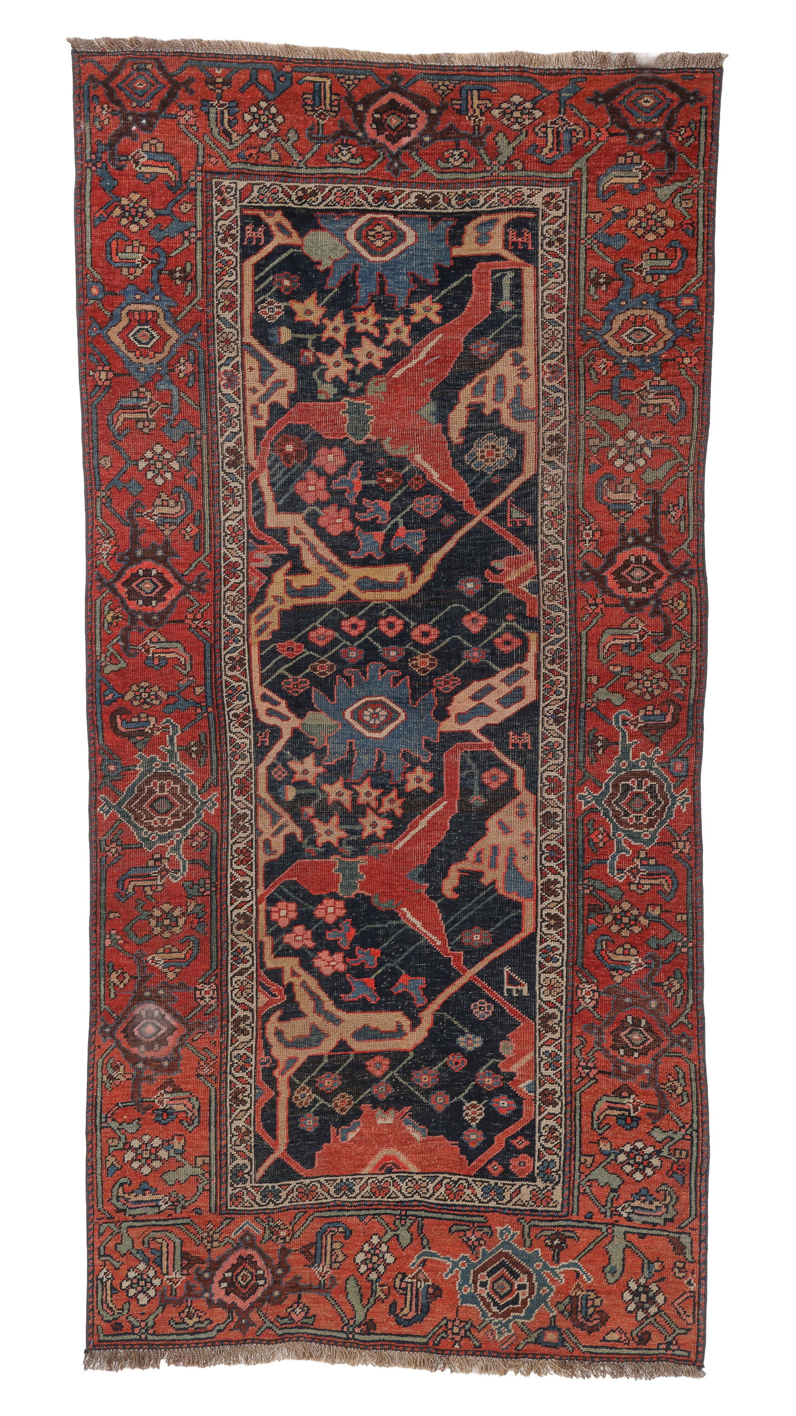 Garrus Bidjar Rug, Persia, Late 19th C., 3'8'' x 7'3'' (1 of 6)