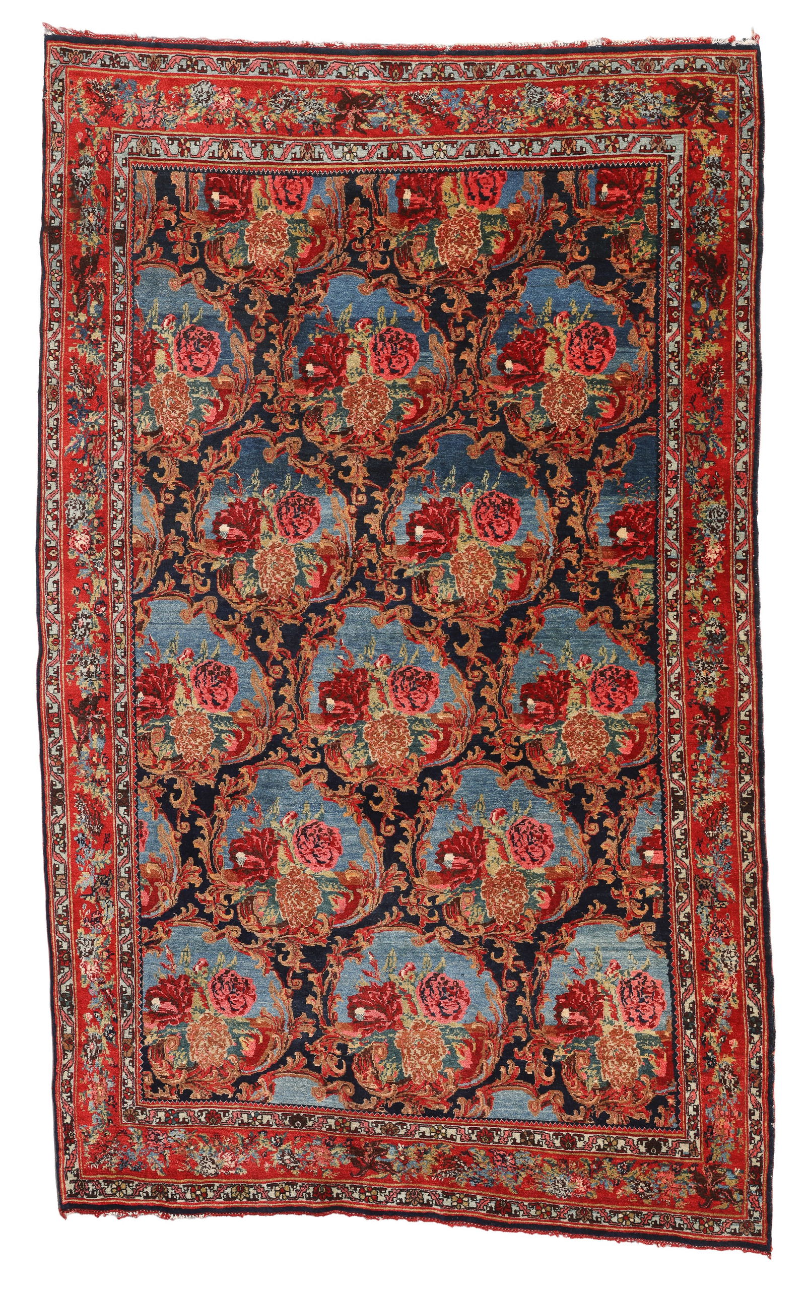 Bidjar Rug, Persia, Early 20th C., 4'8'' x 7'6'' (1 of 4)