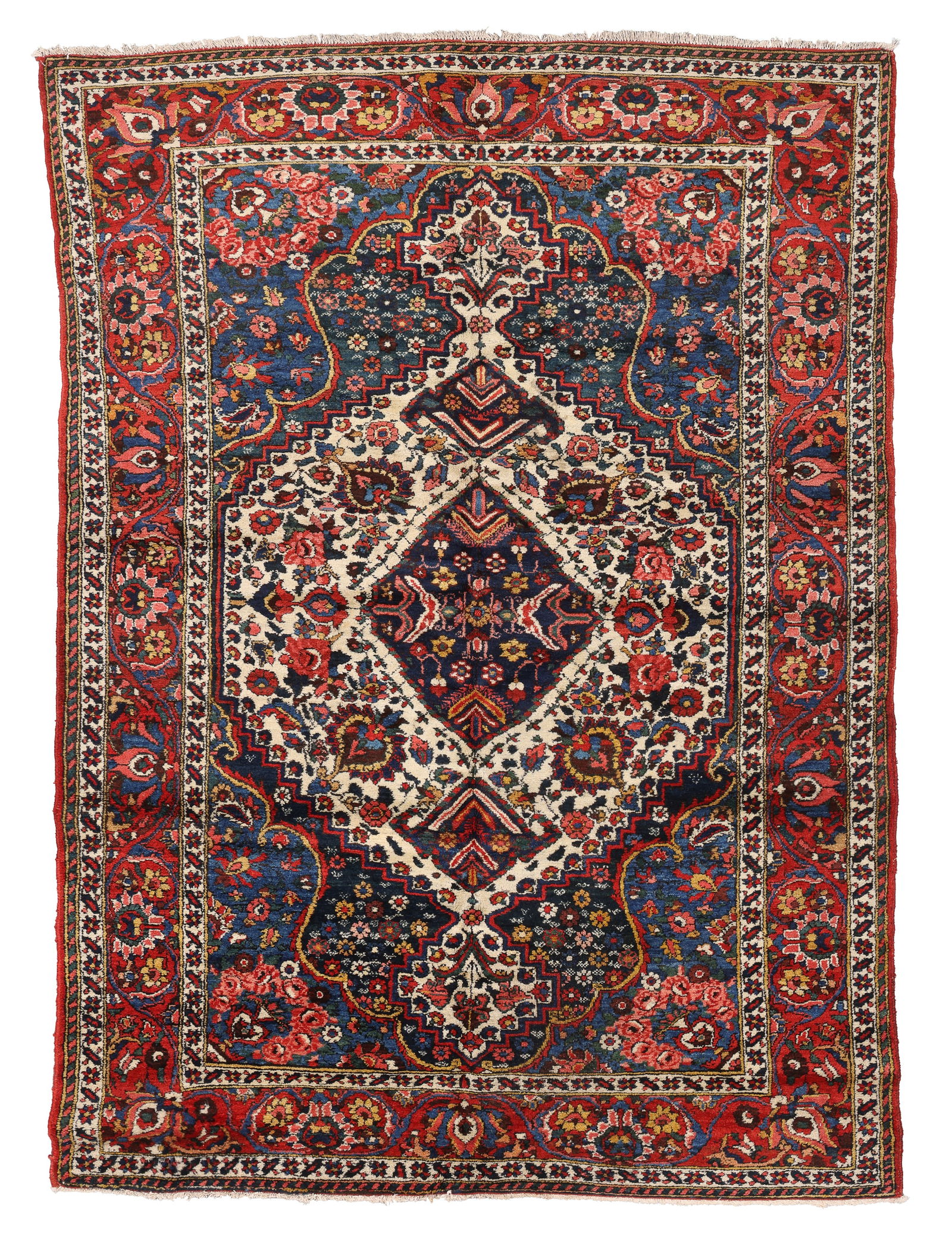Bakhtiari Rug, Persia, Ca. 1940, 4'10'' x 6'7'' (1 of 6)