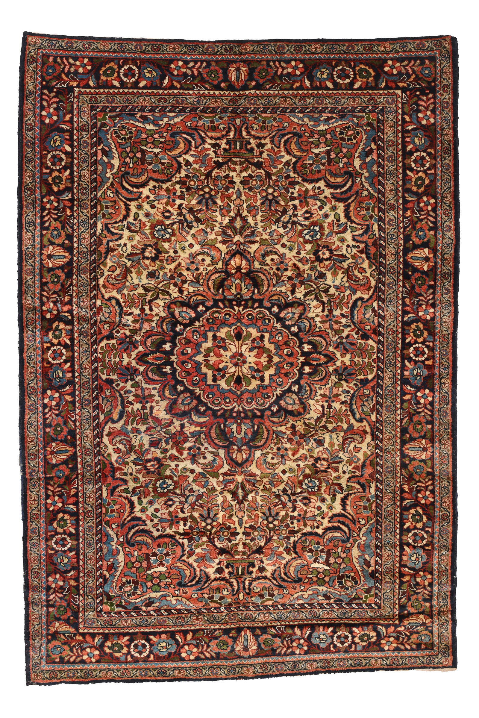 Hamadan Rug, Persia, Ca. 1930's/40's, 4'9'' x 7'0'' (1 of 6)