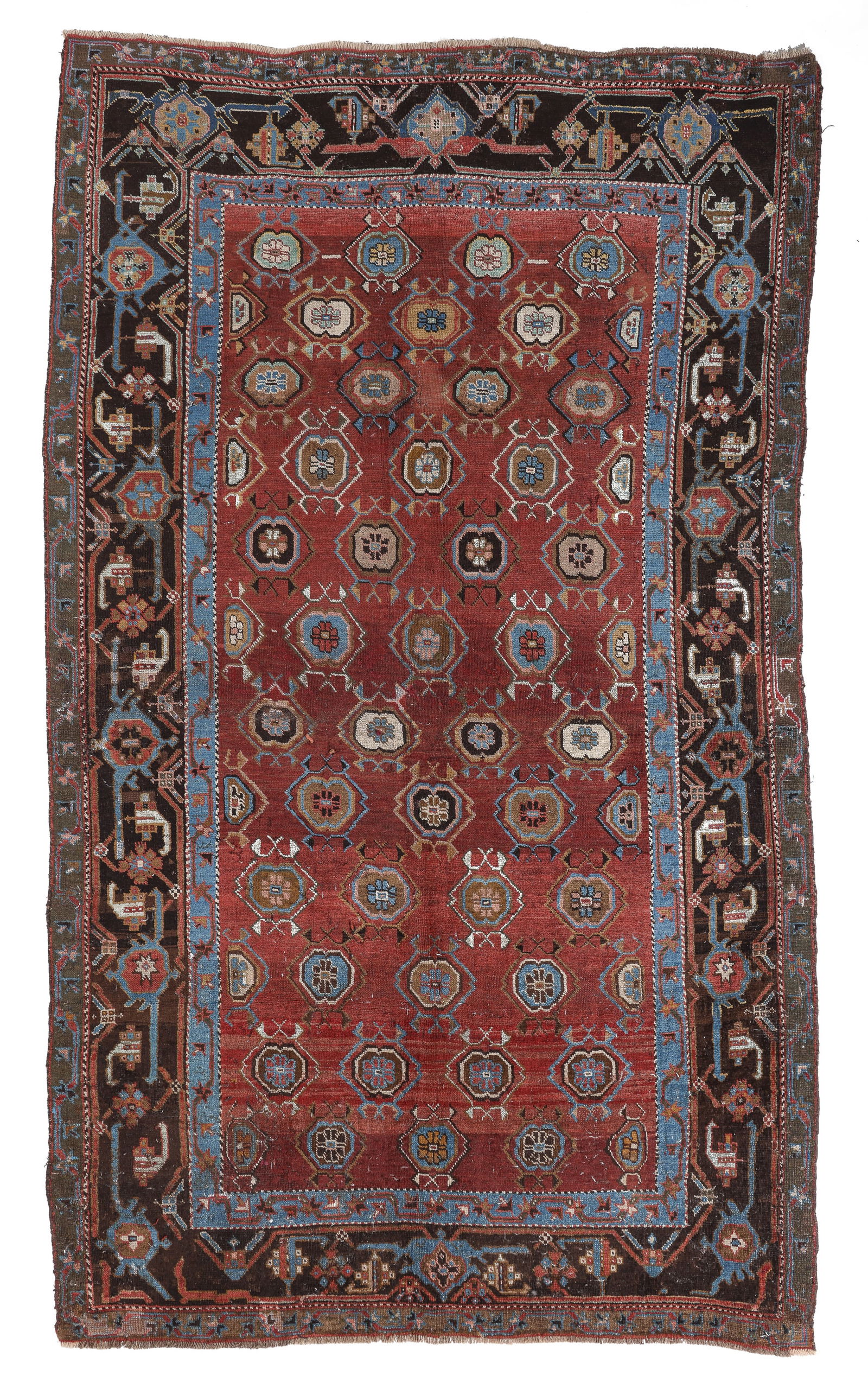 Shabby Chic West Persian Rug, Ca. 1900, 5'0'' x 8'6'' (1 of 7)